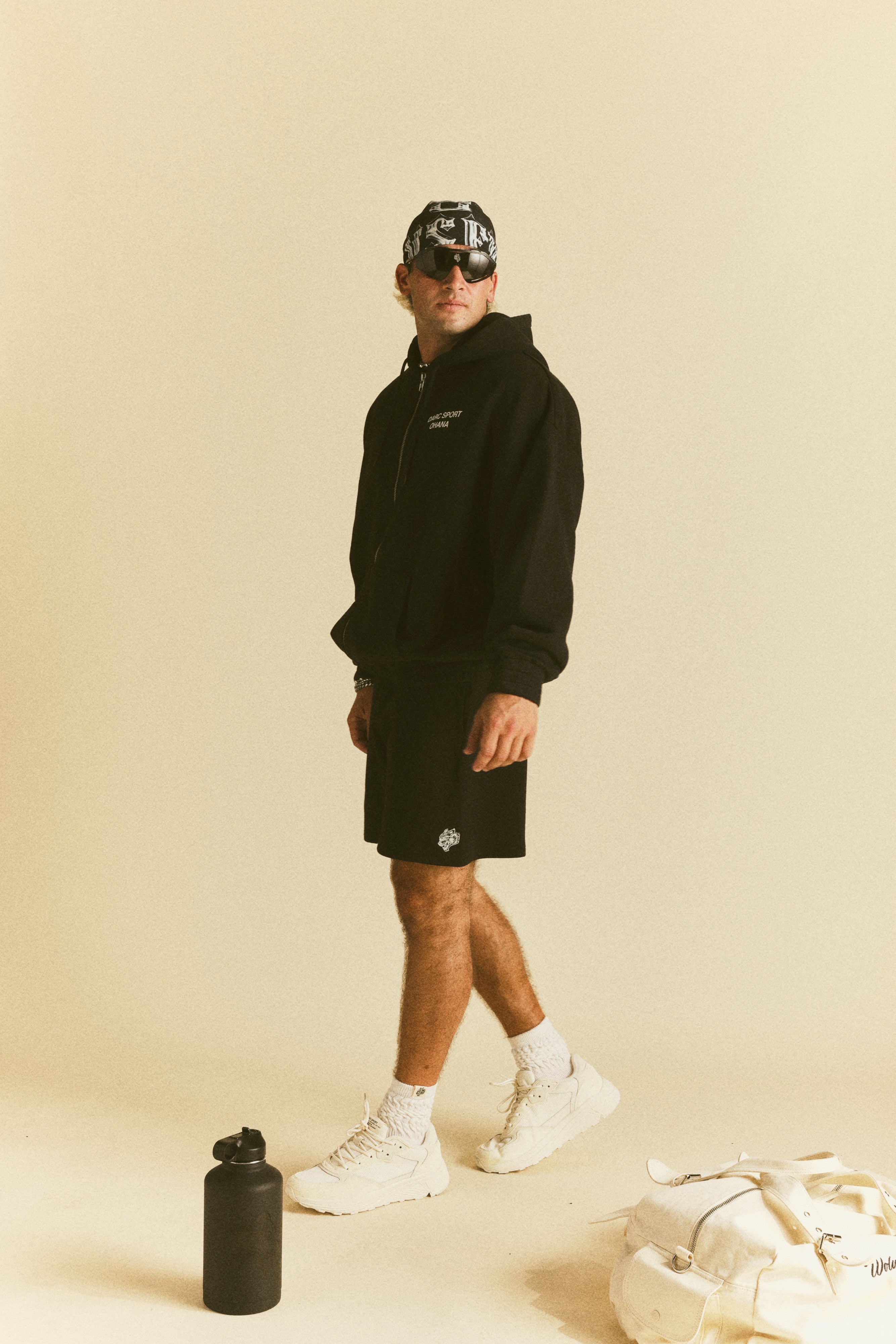 Darc Sport Ohana "Chambers" Zip Hoodie in Black