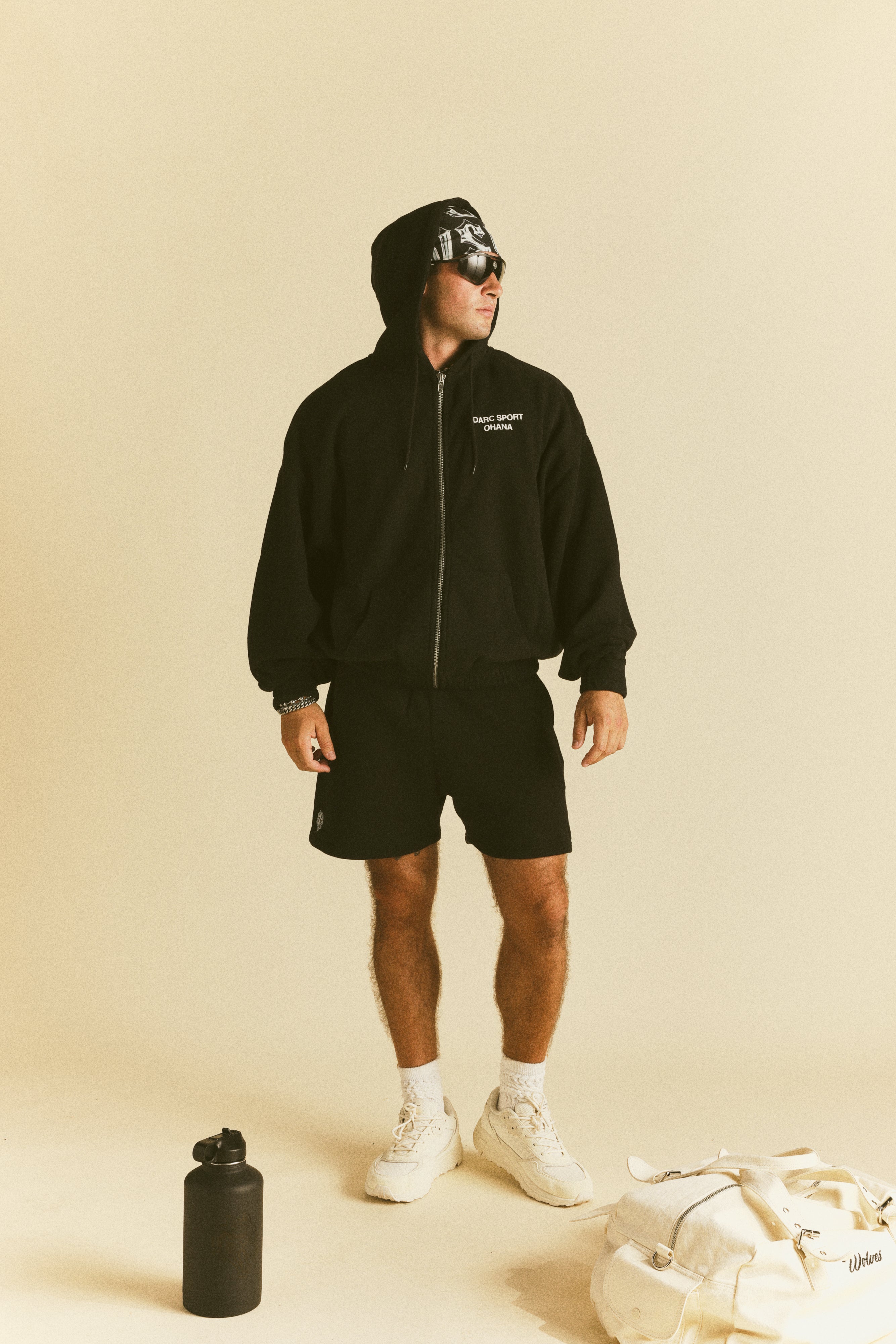Darc Sport Ohana "Chambers" Zip Hoodie in Black