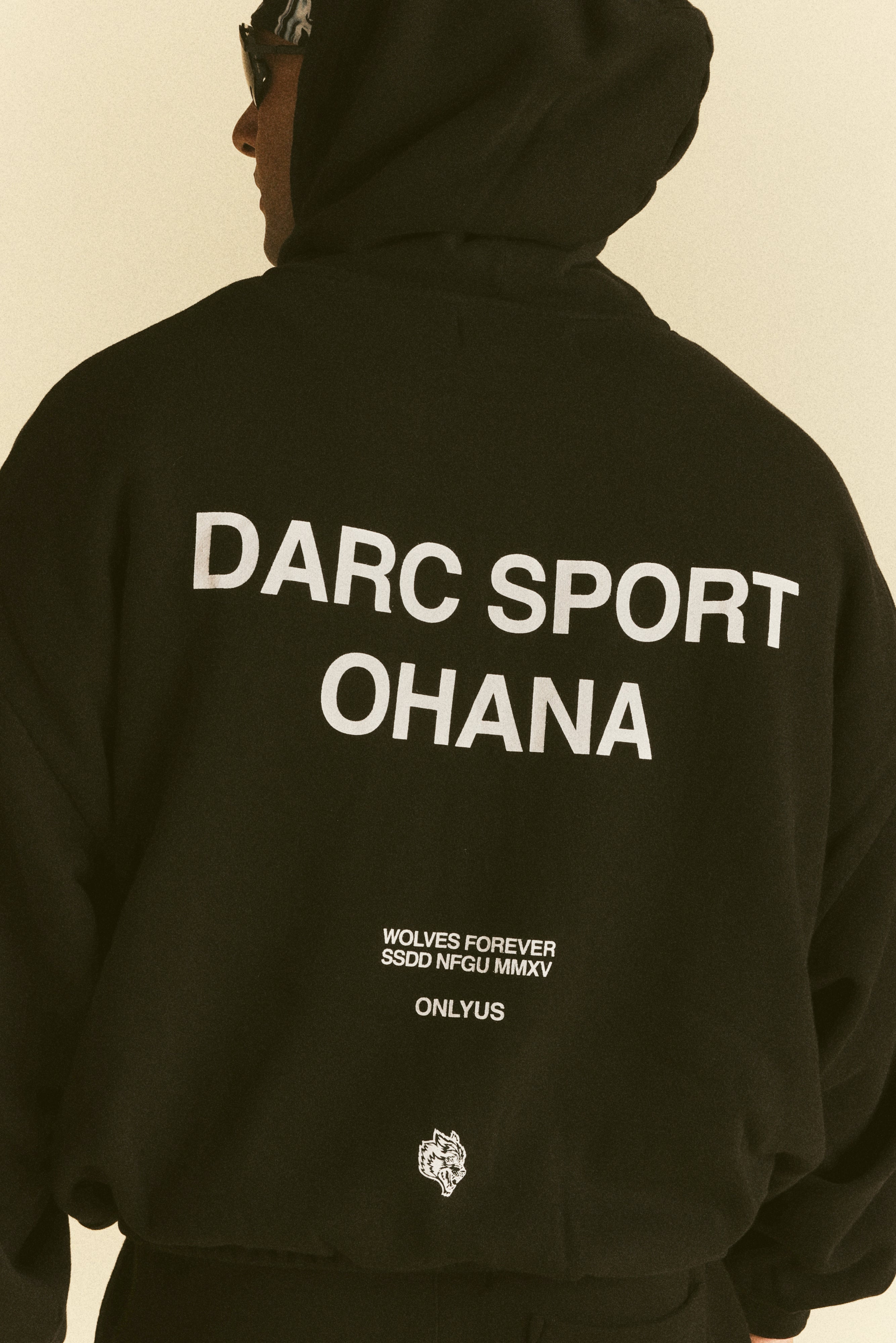 Darc Sport Ohana "Chambers" Zip Hoodie in Black