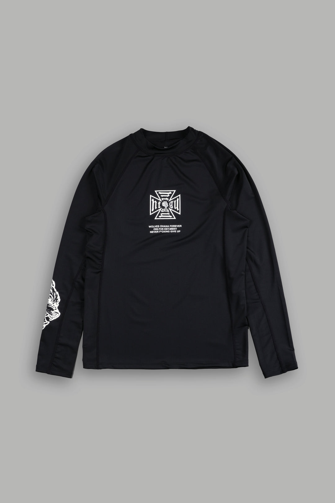 Core Rash Guard in Black