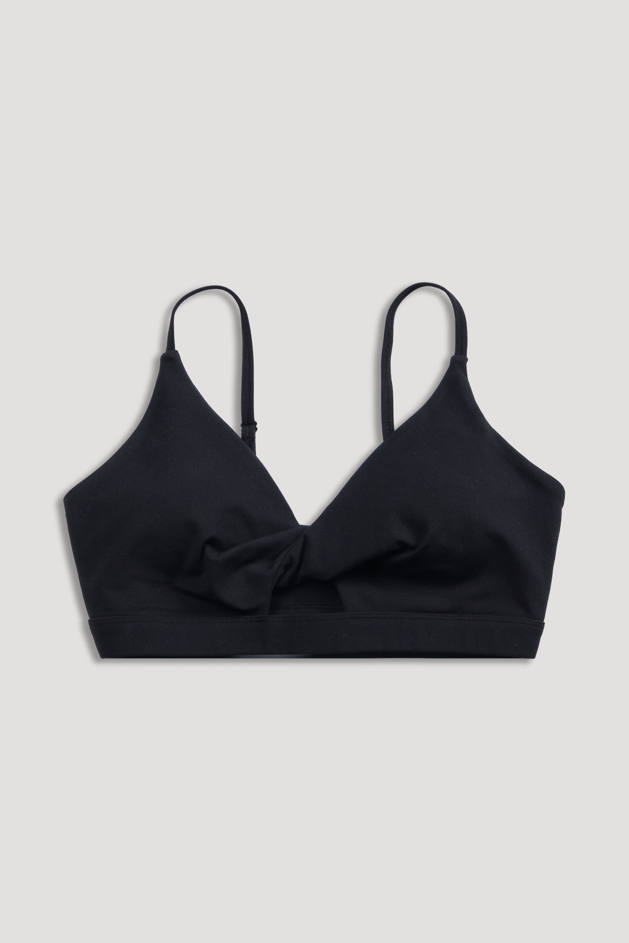 Wolf "Tegan" Energy Twist Bra in Black