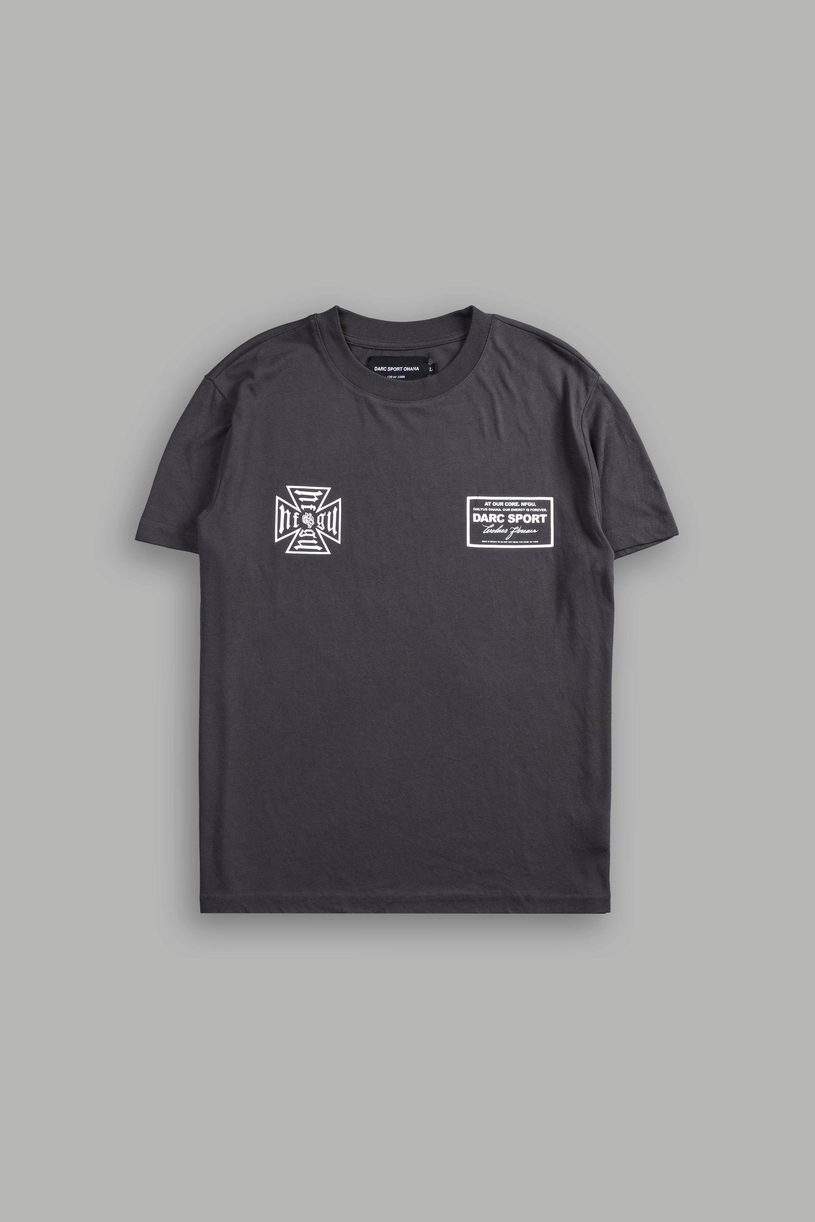 Darc Core J. Dean Tee in Wolf Gray