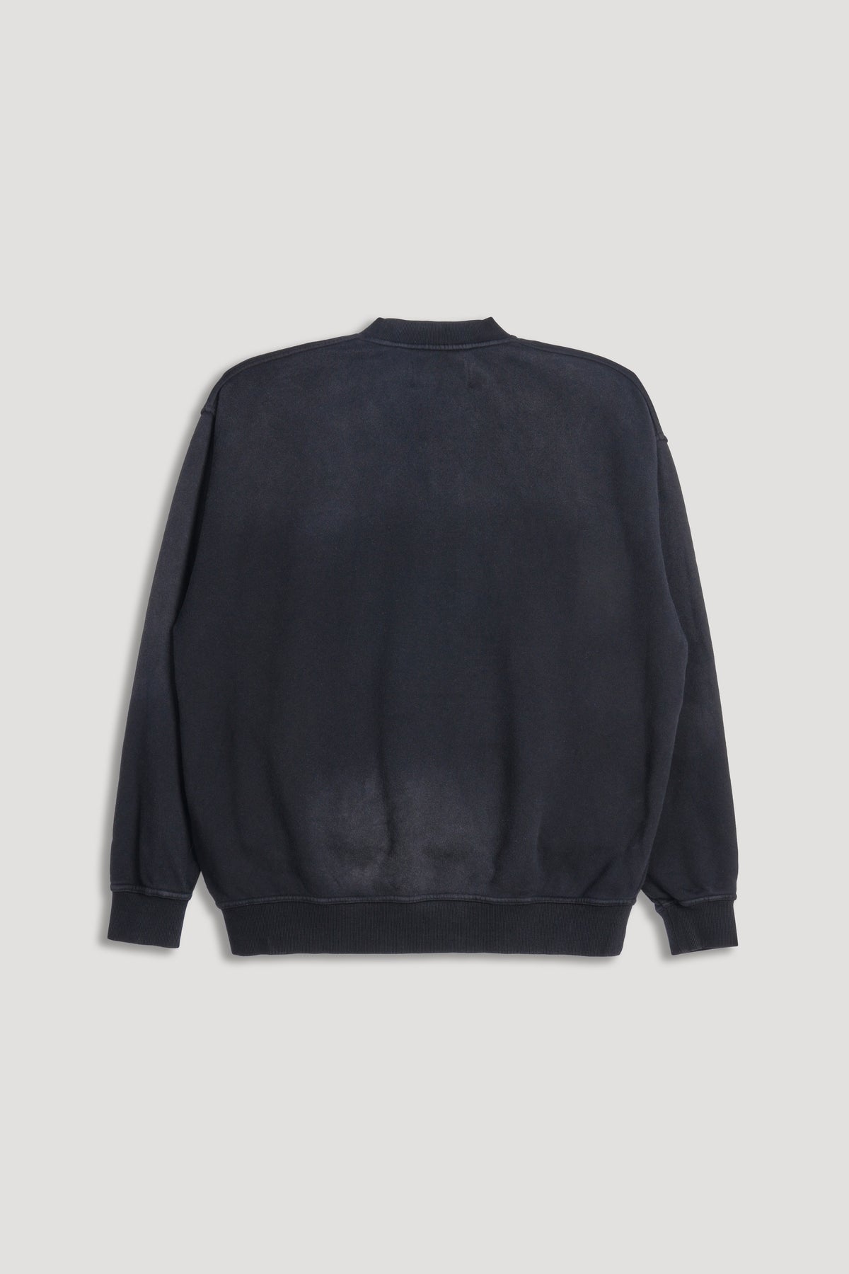Loyalty London Crewneck in Black Sun Fade/Black
