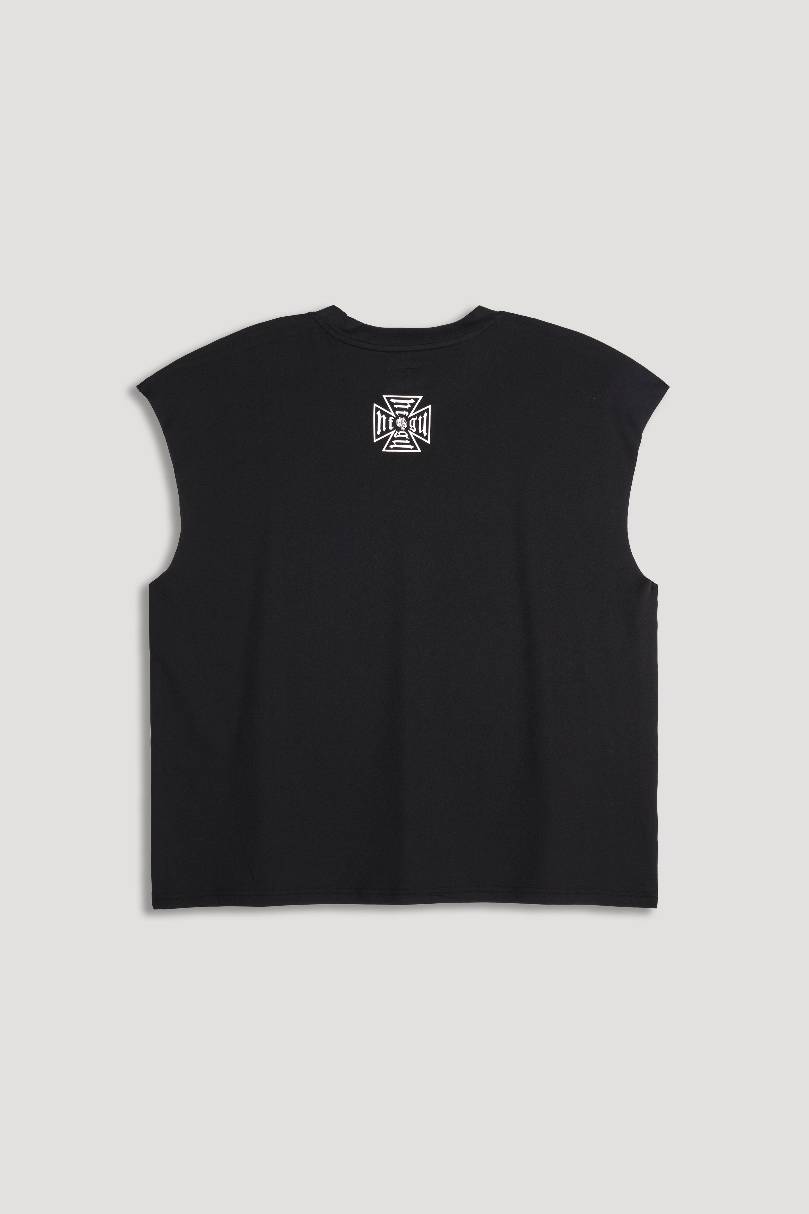 True to Our Core "Dry Wolf" Cropped Muscle Tee