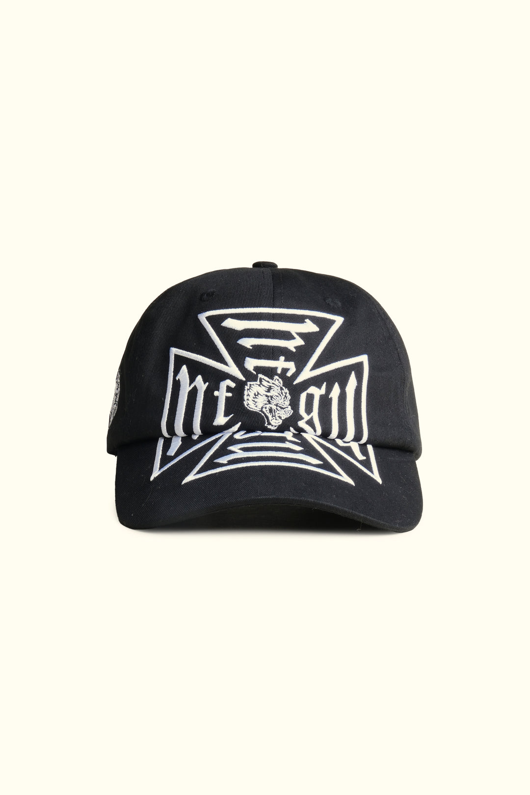 Iron Cross Dad Hat V2 in Black
