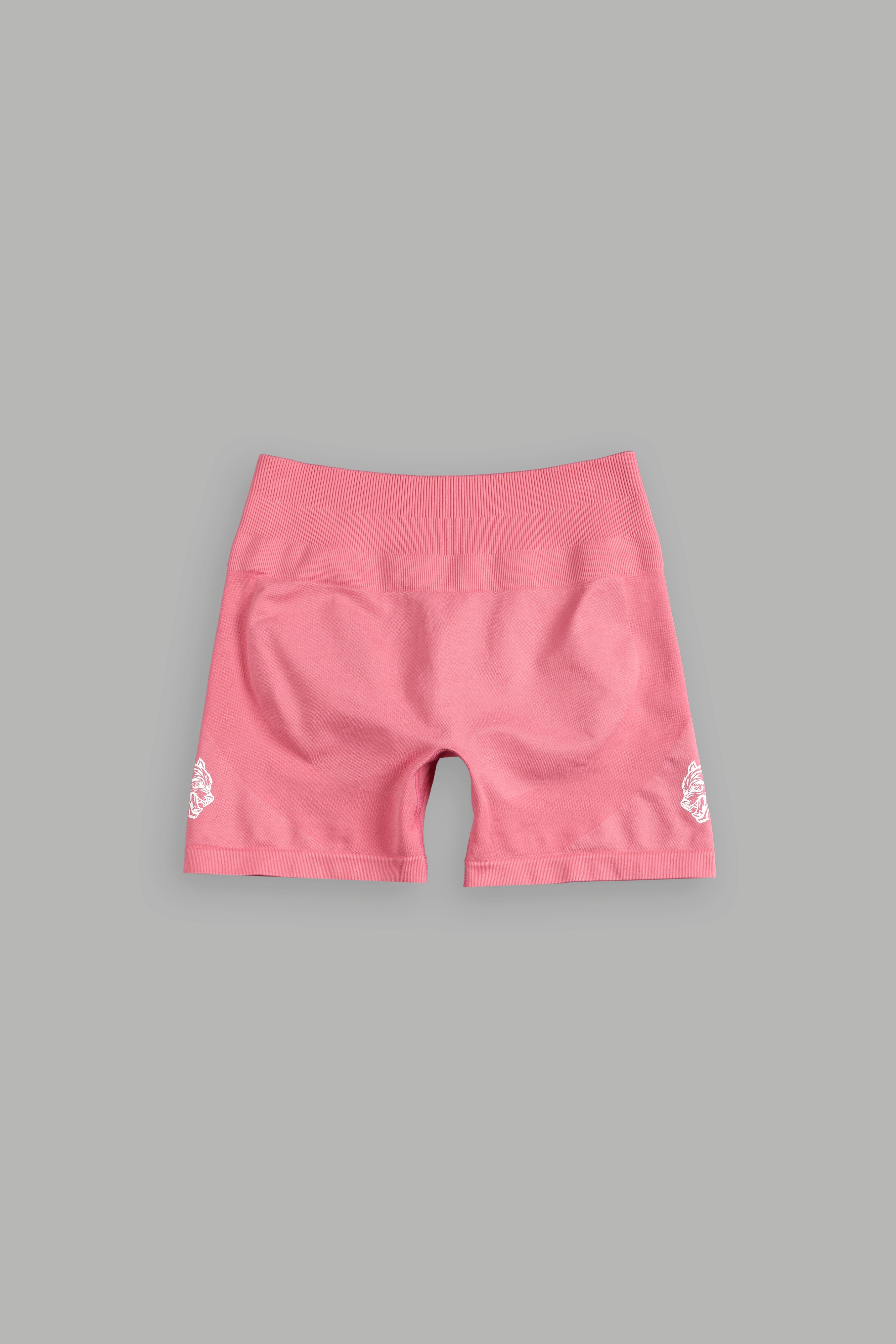 Dual Wolf Seamless Everson "Training" Shorts in Pink Ice