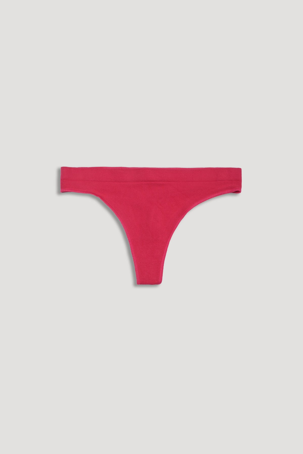 Seamless Thong (3-Pack) in Black/Cherry/Black