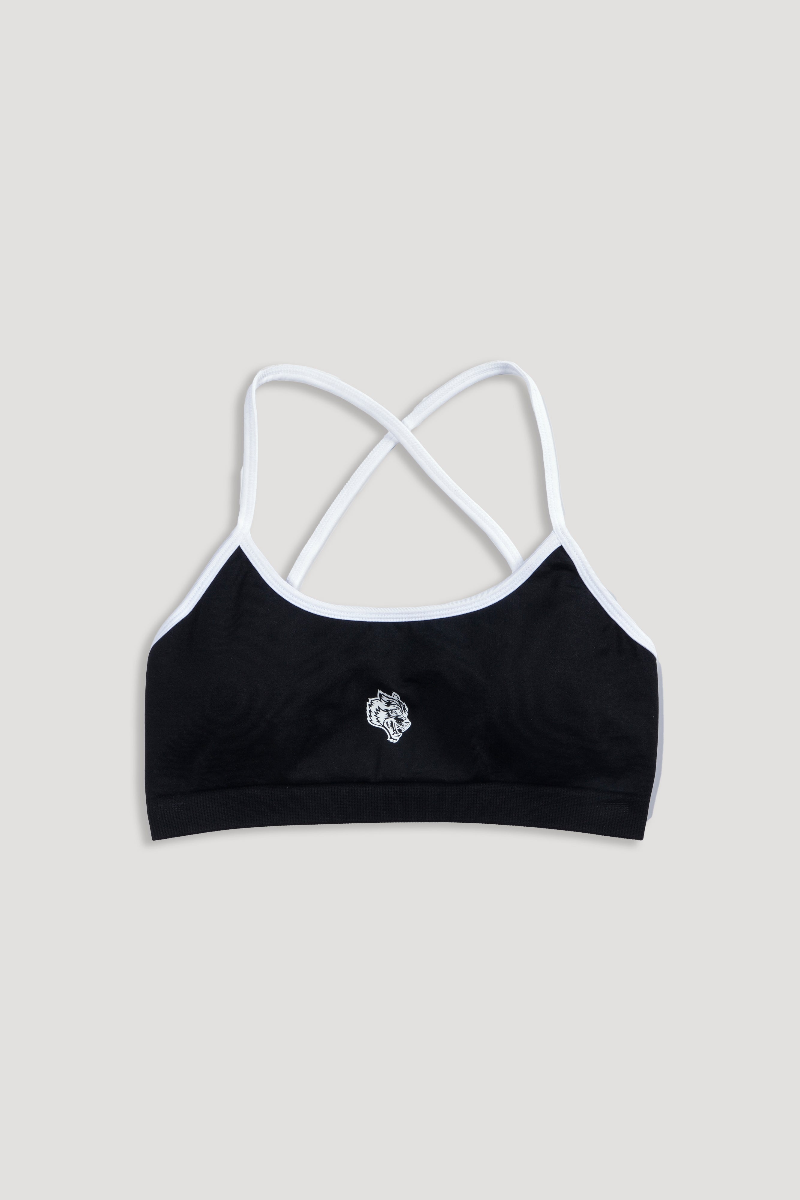 Wolf "Layla" Soft Seamless Bra in Black/White