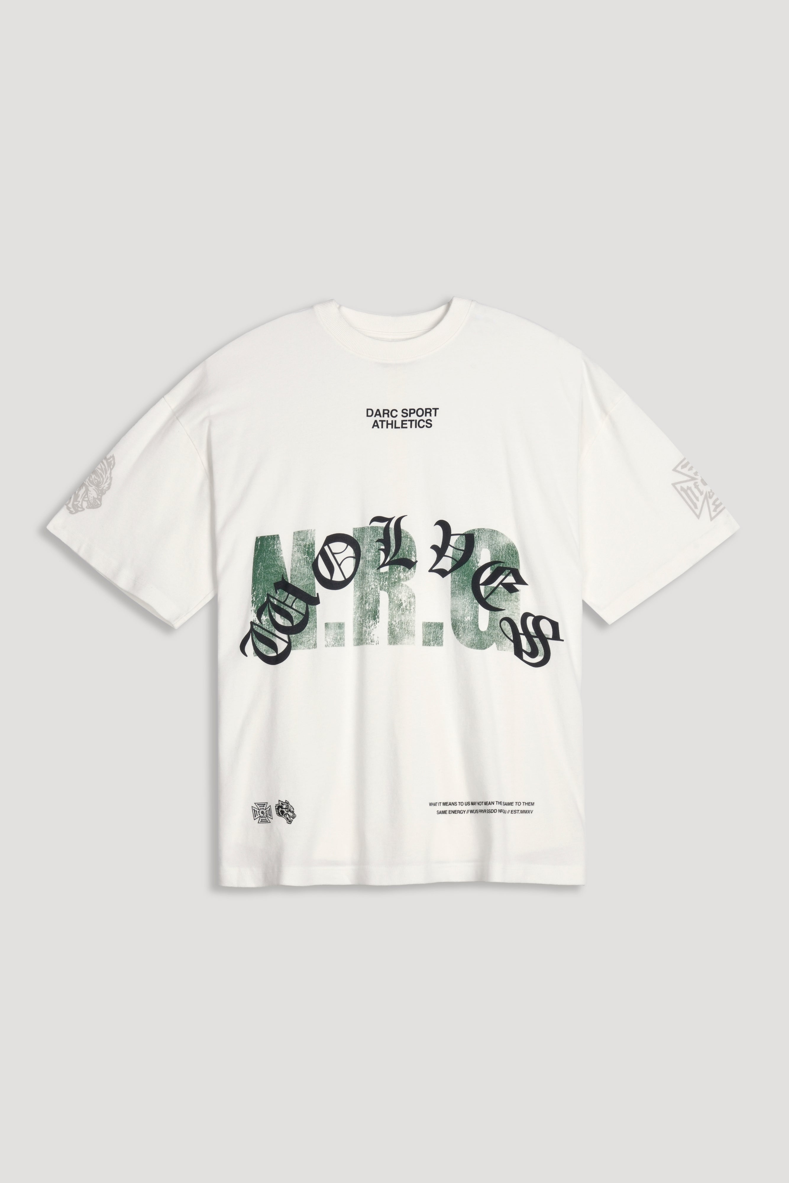 N.R.G. Premium Oversized Tee in Cream