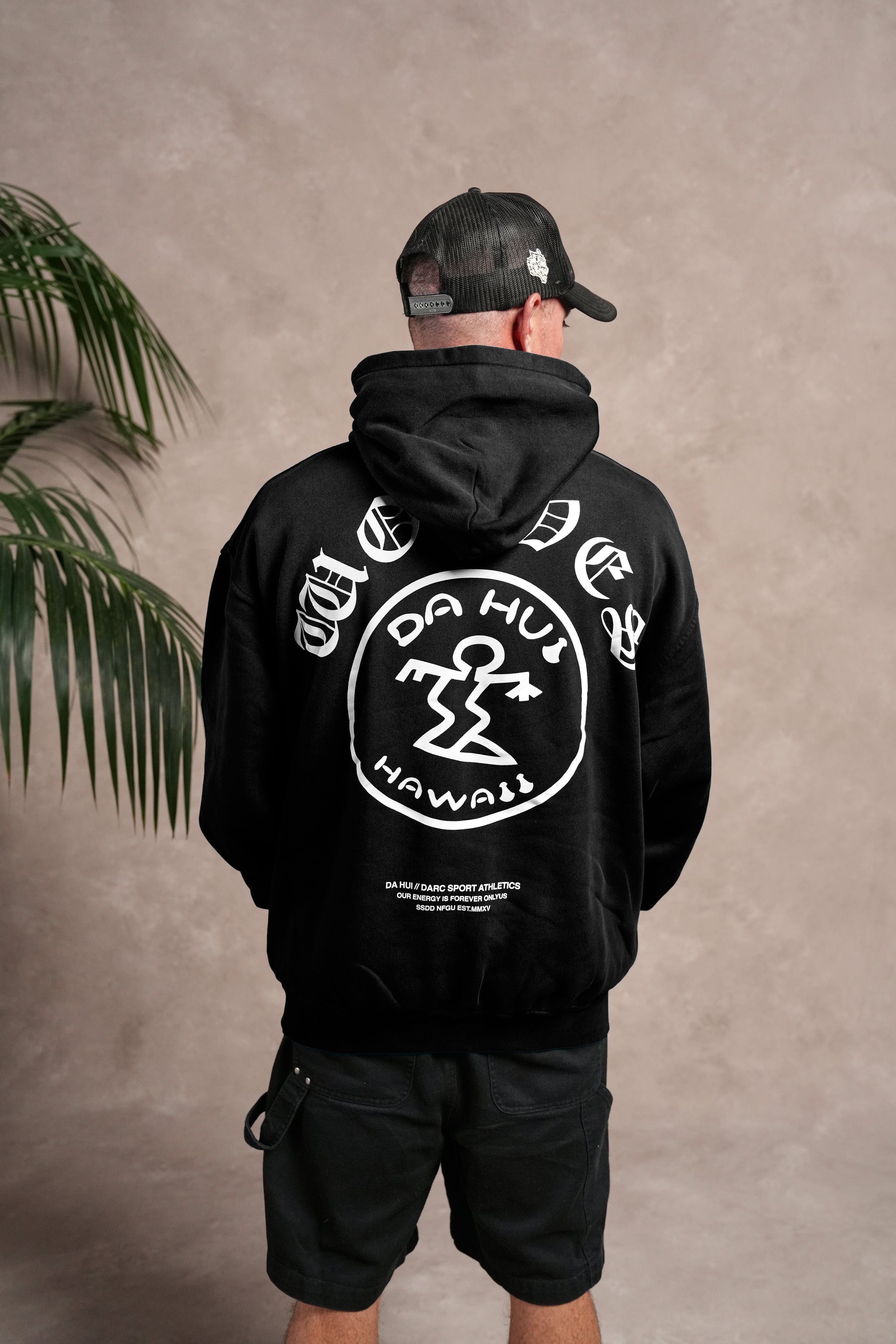 Darc Sport X Da Hui Pierce Hoodie in Black