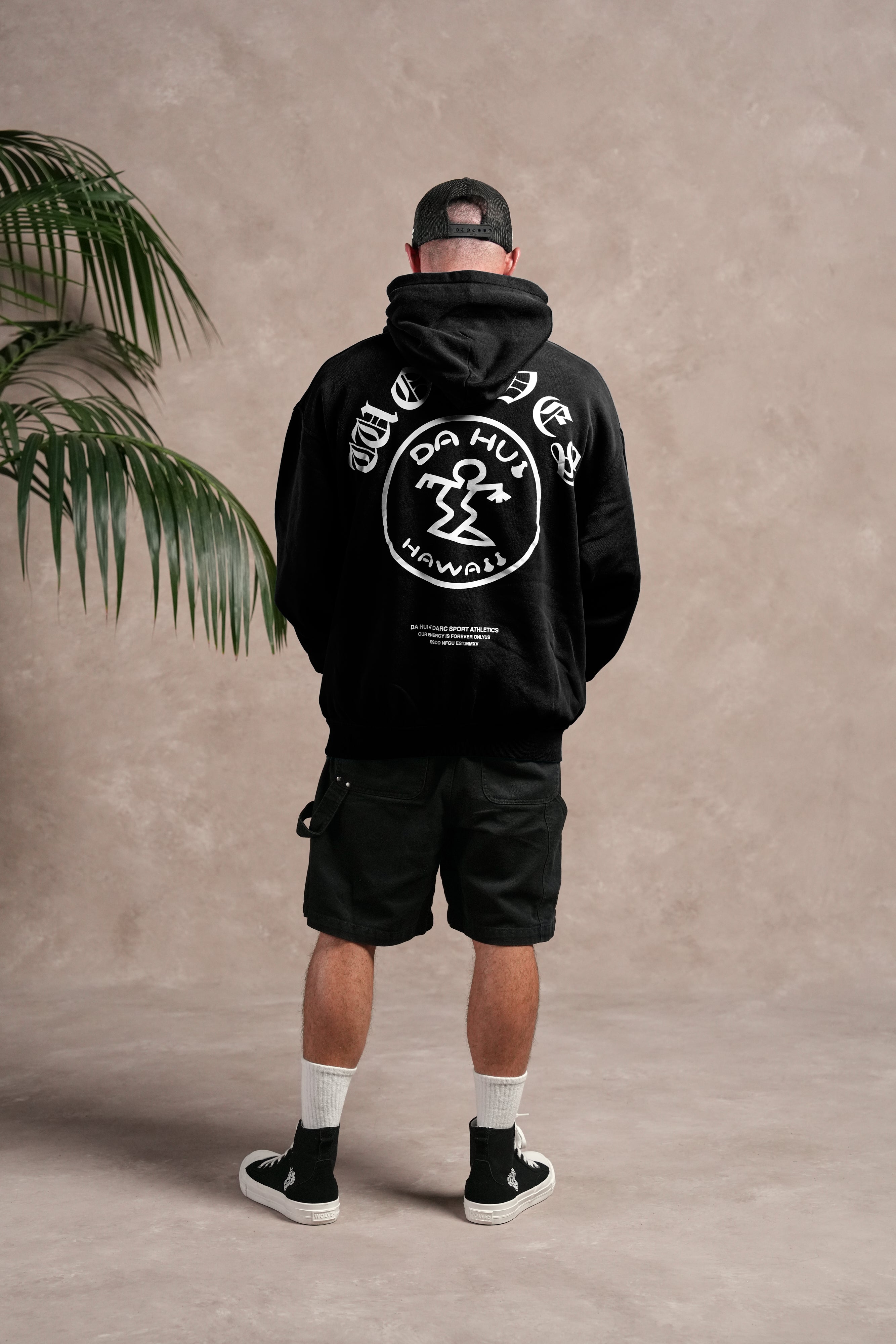 Darc Sport X Da Hui Pierce Hoodie in Black