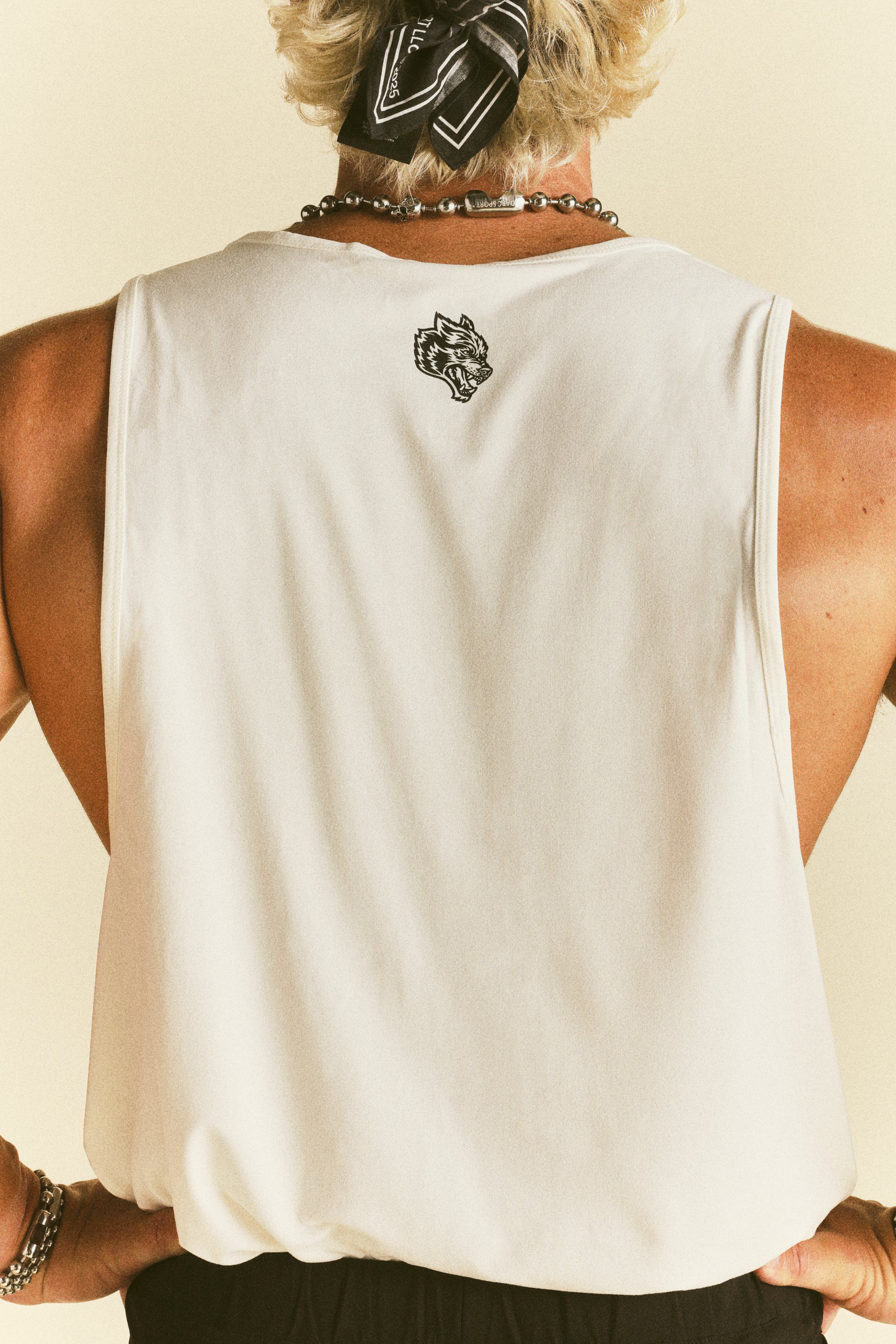 Loyalty Forever "Dry Wolf" Drop Tank in Cream