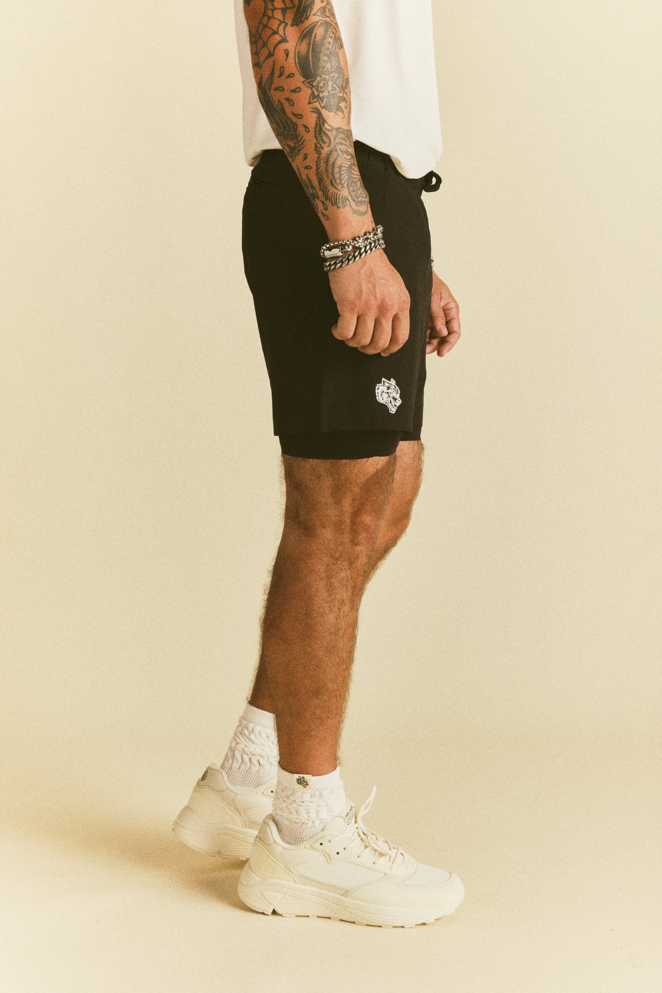 Forever Mark Compression Shorts in Black