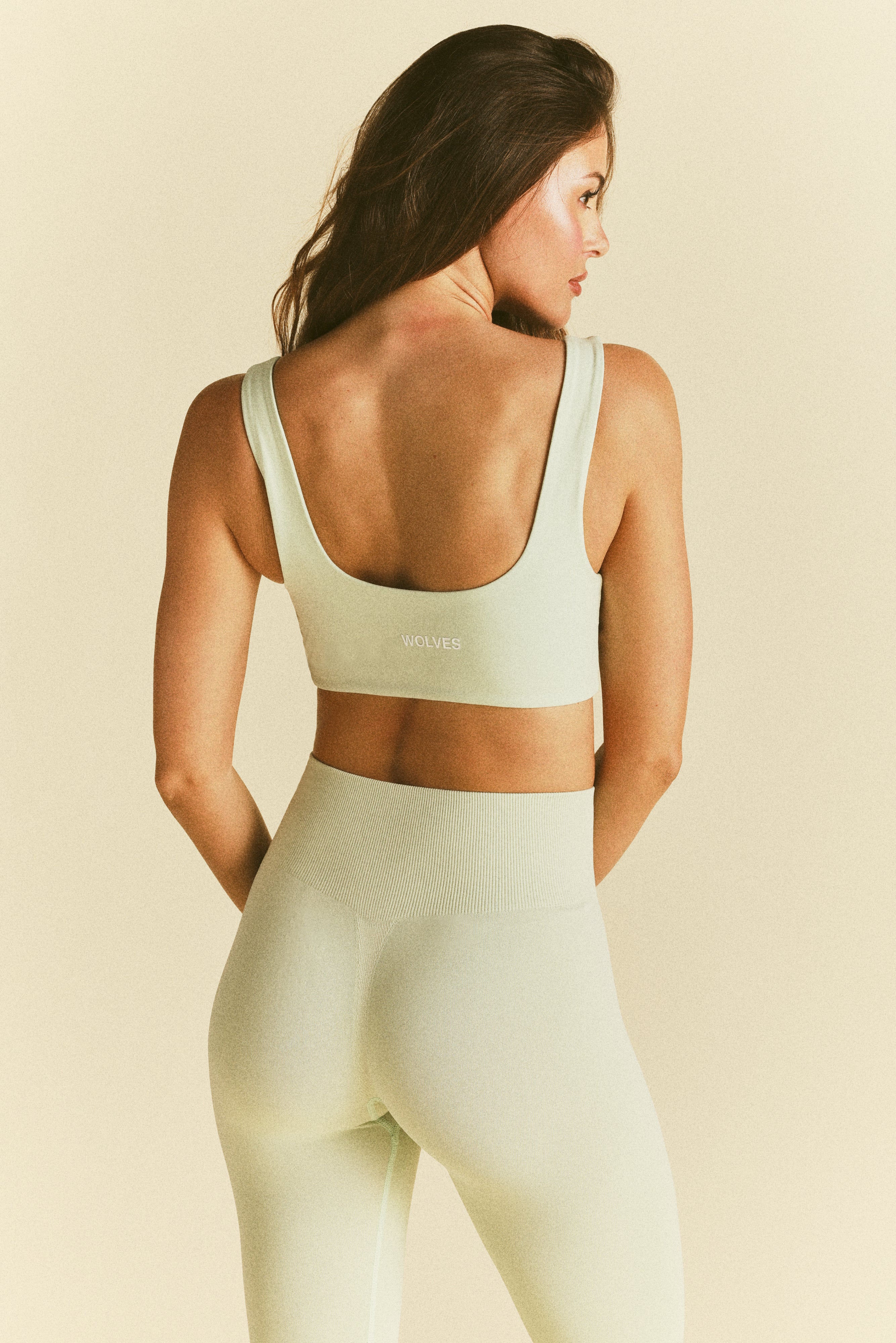 Forever Mark Twist Energy Bra in Honeydew