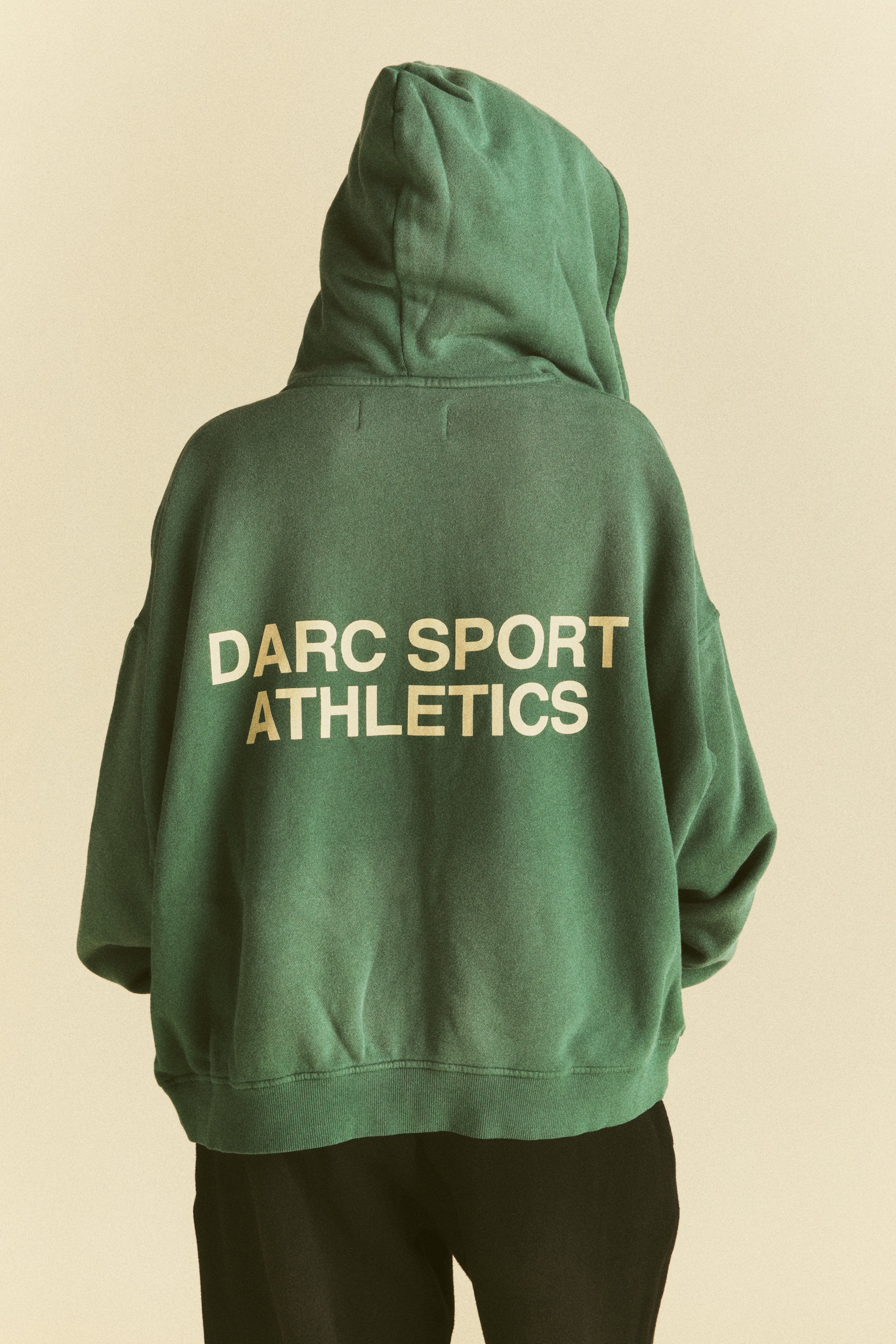 "Darco" Double Zip Hoodie in Sierra Pine Sun Fade