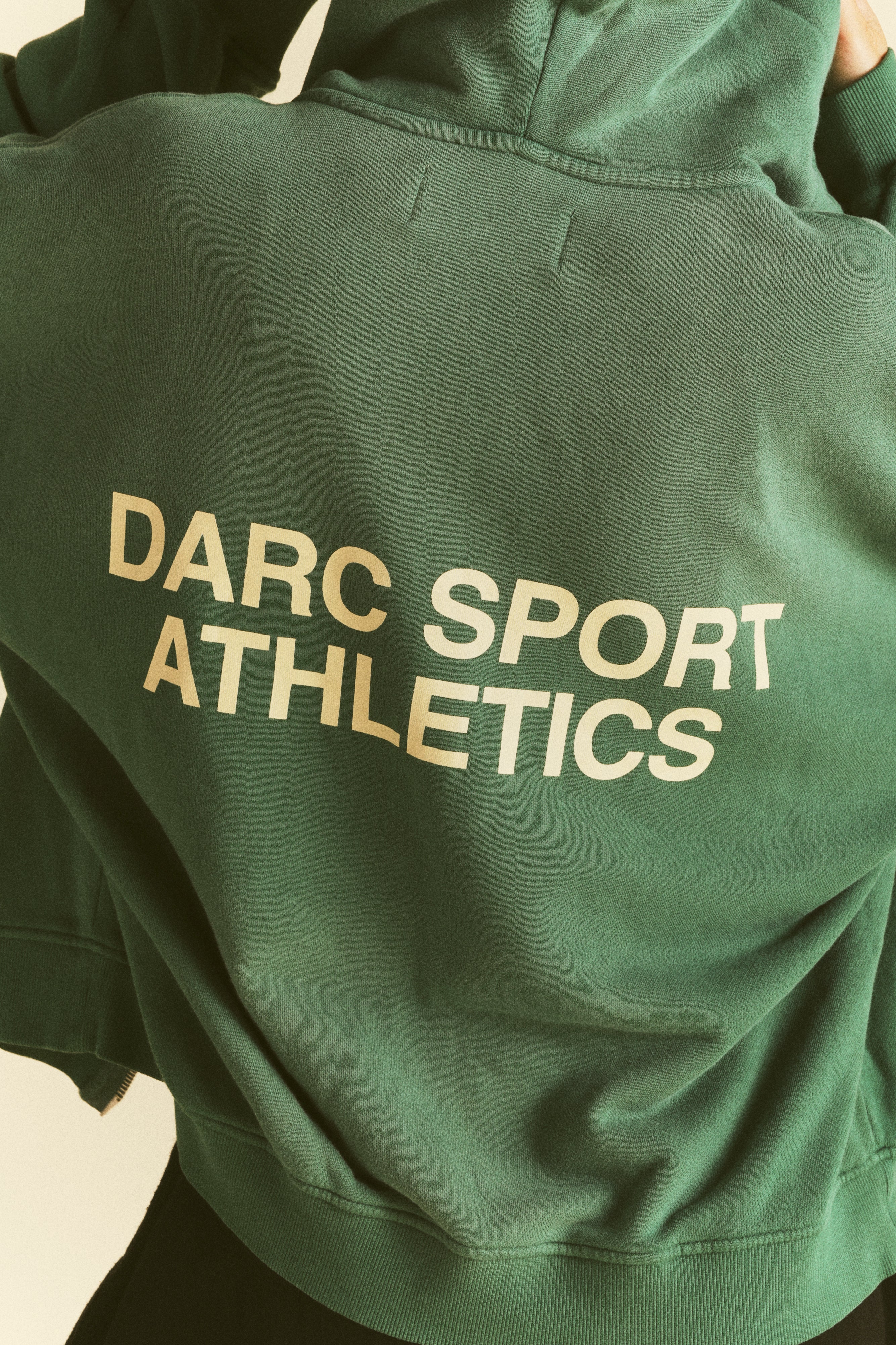 "Darco" Double Zip Hoodie in Sierra Pine Sun Fade