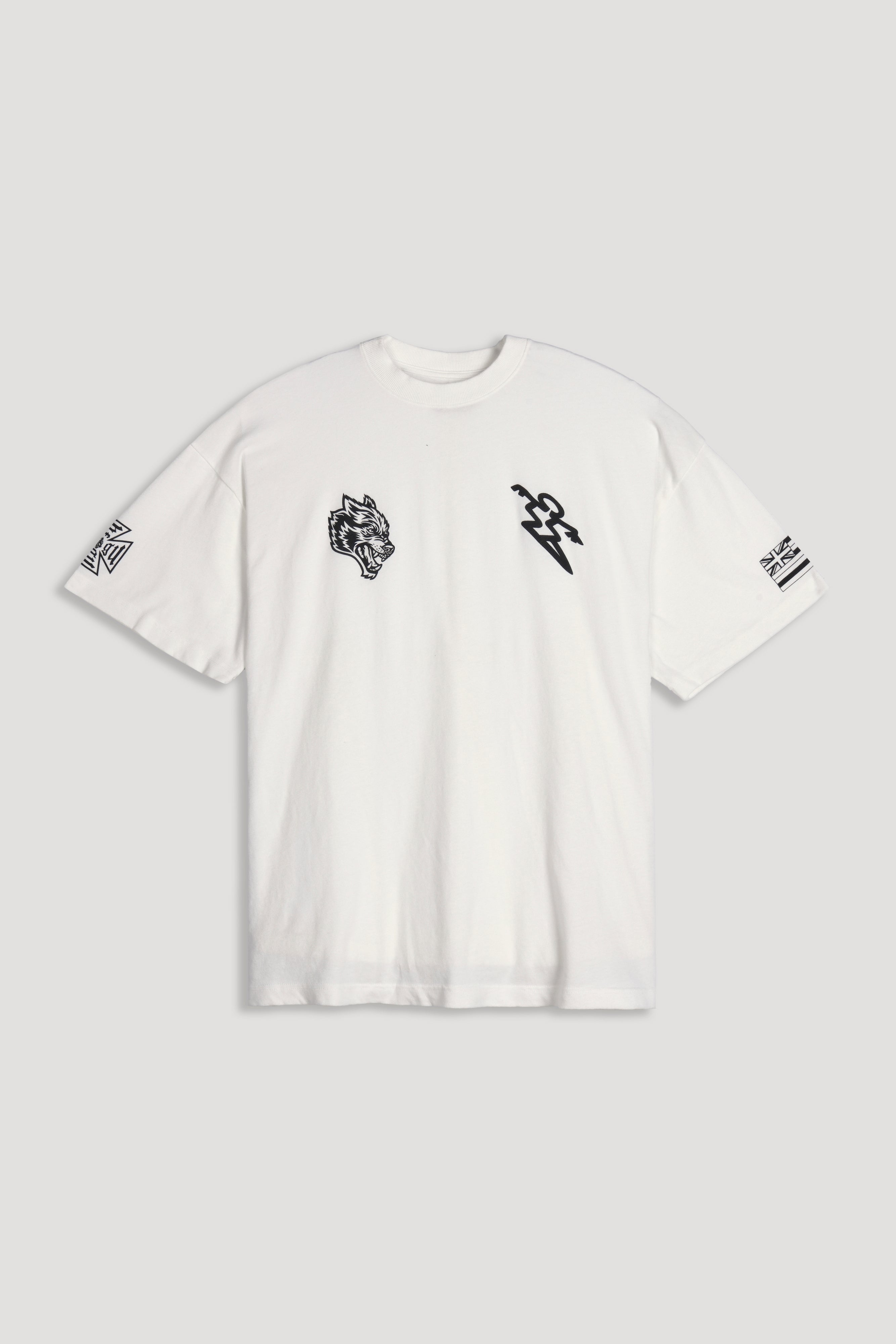 North F*Ckin Shore Premium Oversized Tee in Cream