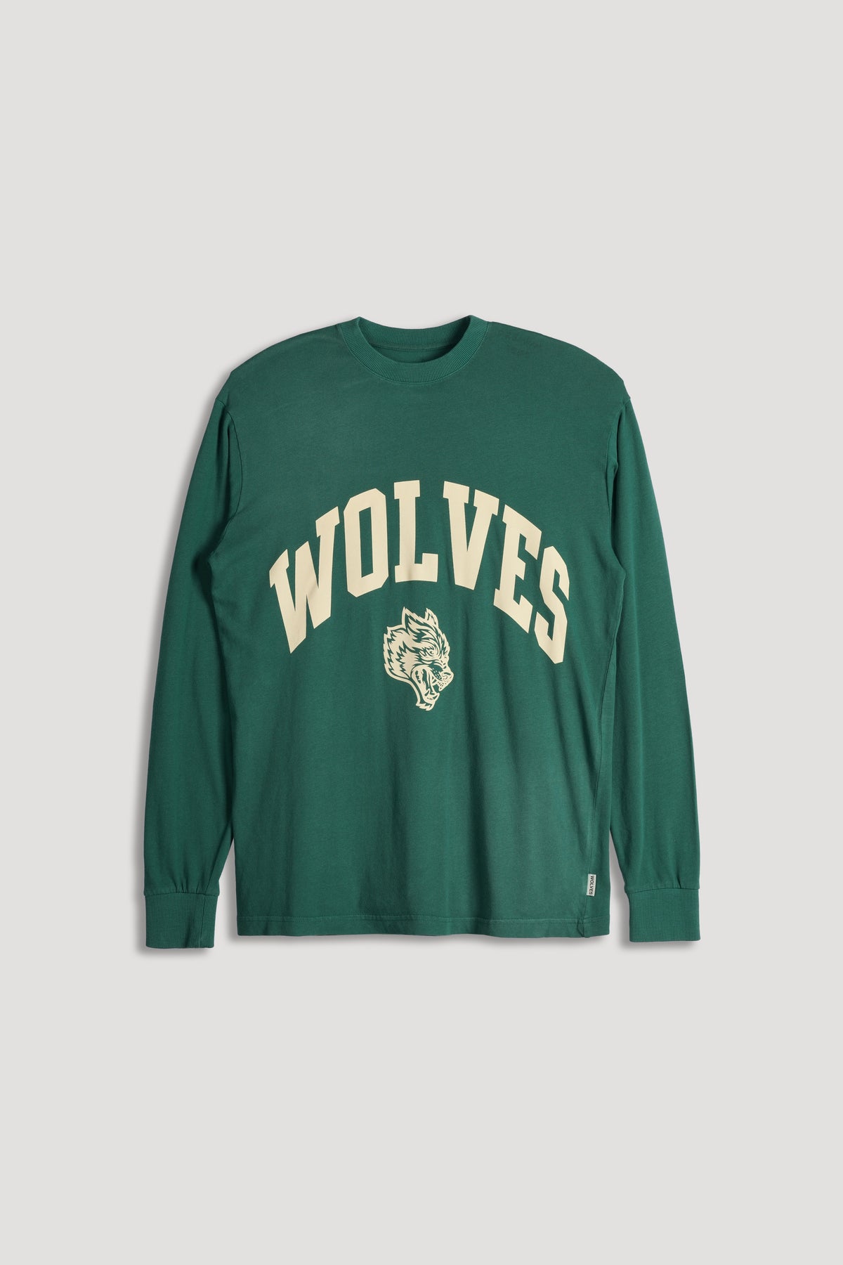 Wolves Worldwide "Premium" Oversized LS Tee in Sierra Pine Sun Fade