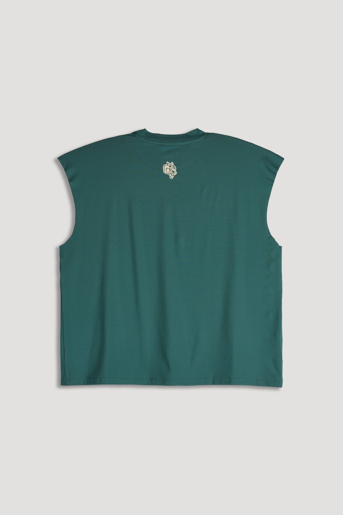 Loyalty Forever "Dry Wolf" Cropped Muscle Tee in Sierra Pine