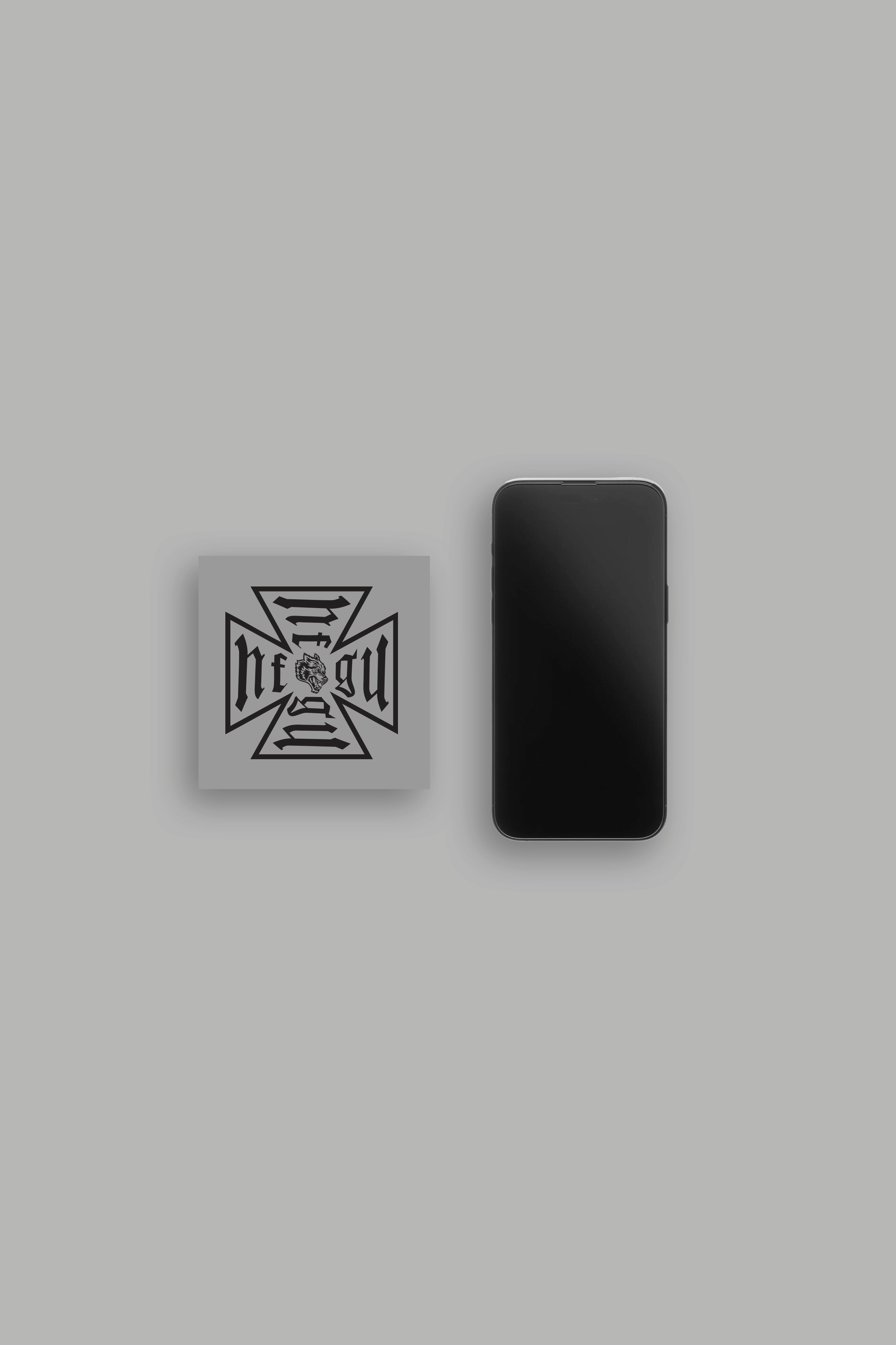Core Small Sticker in Black