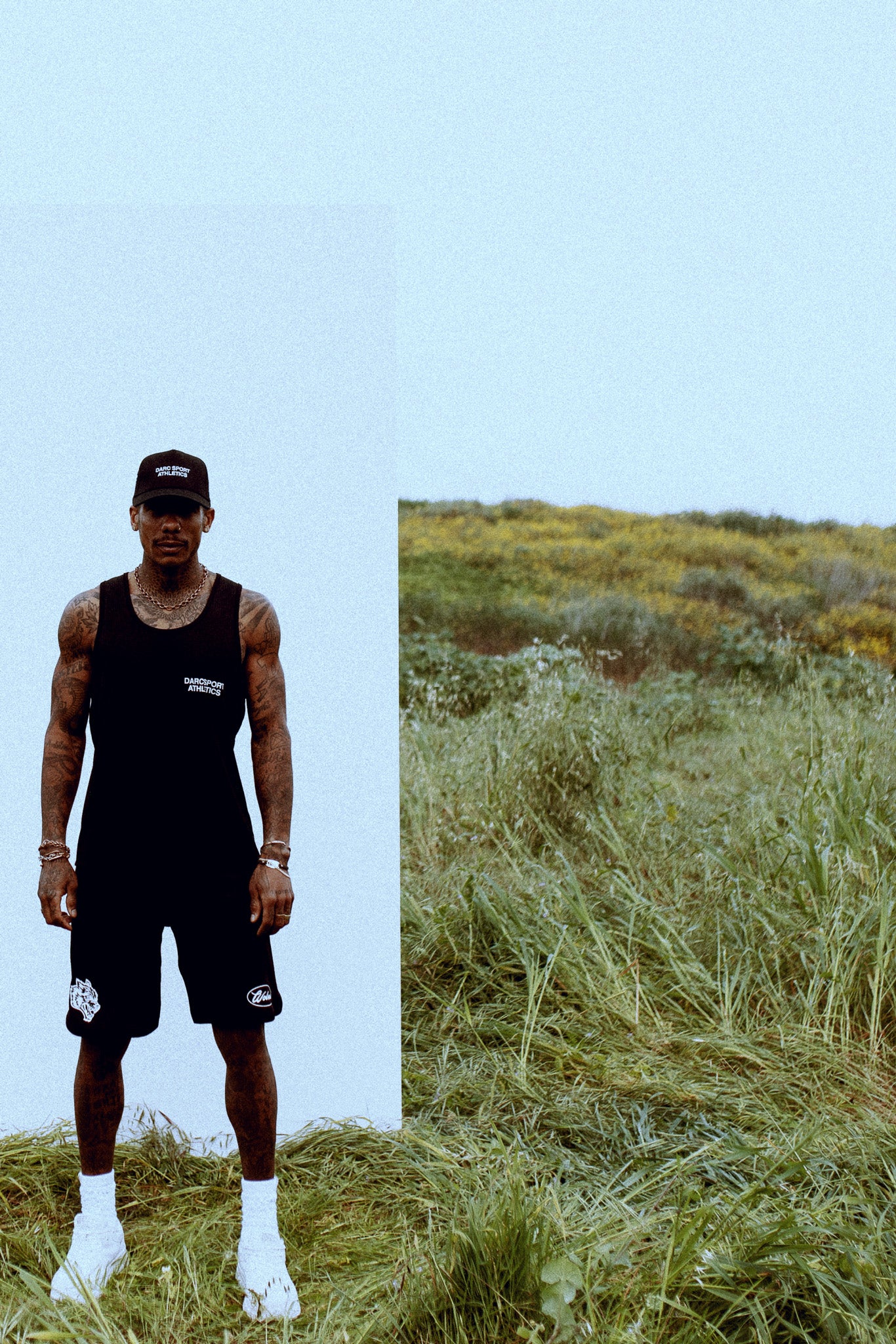 かんぱちDARC SPORT タンクトップ4枚セット&ハーフパンツセット Men's Tanks & Muscle Tees