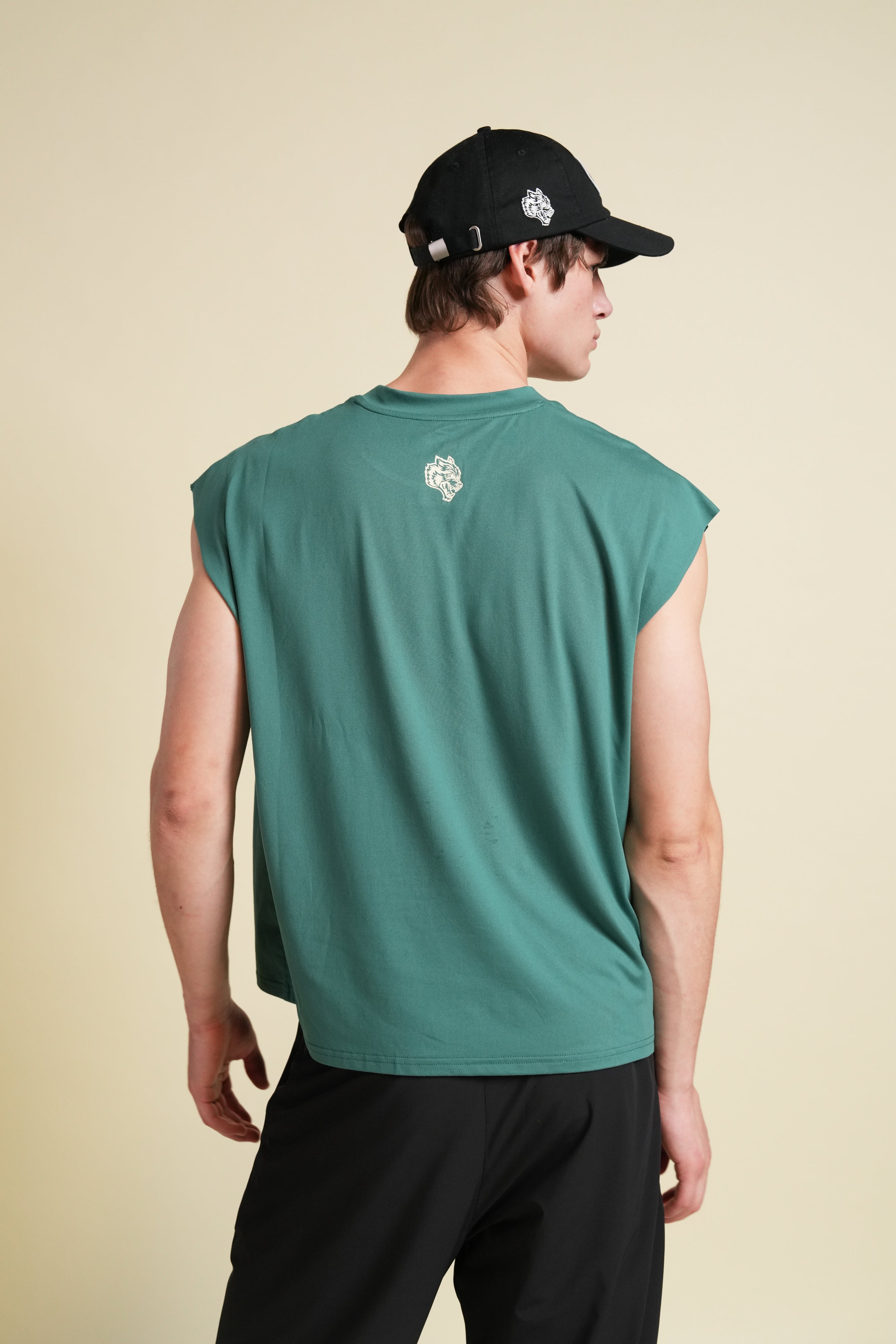 Loyalty Forever "Dry Wolf" Cropped Muscle Tee