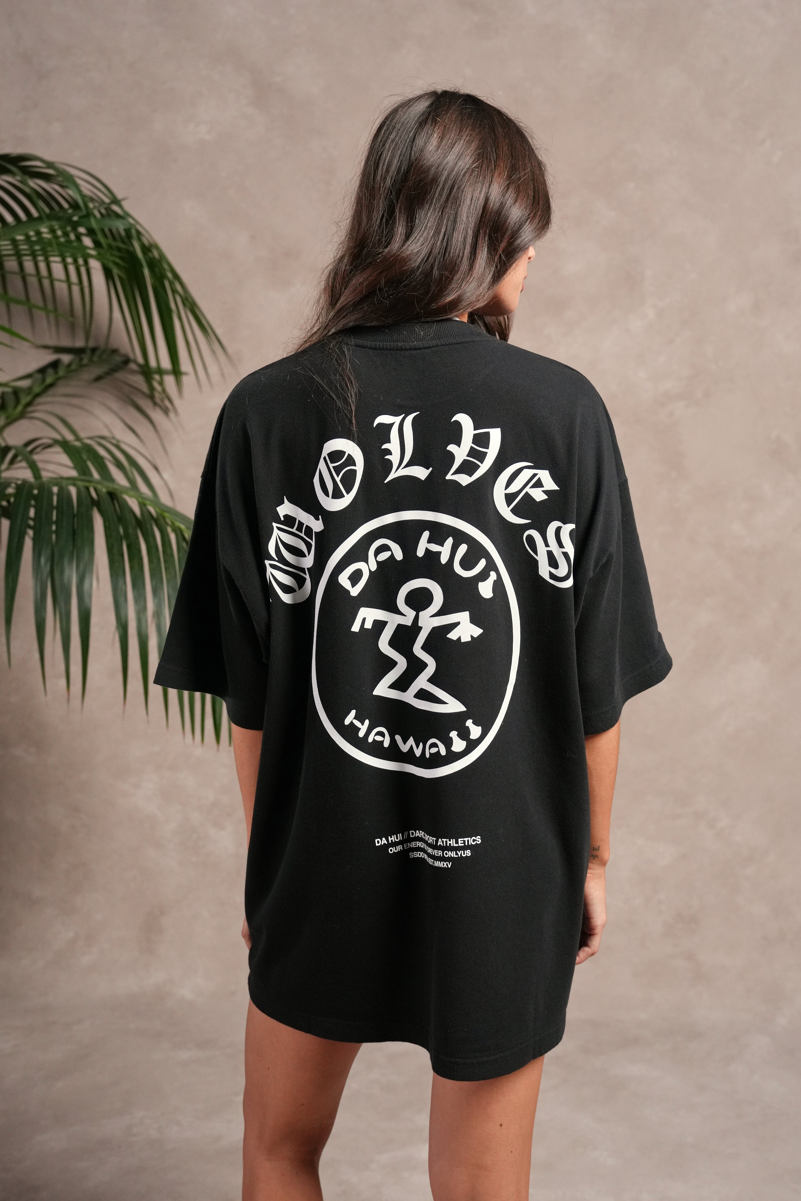 Darc Sport X Da Hui Premium Oversized Tee in Black