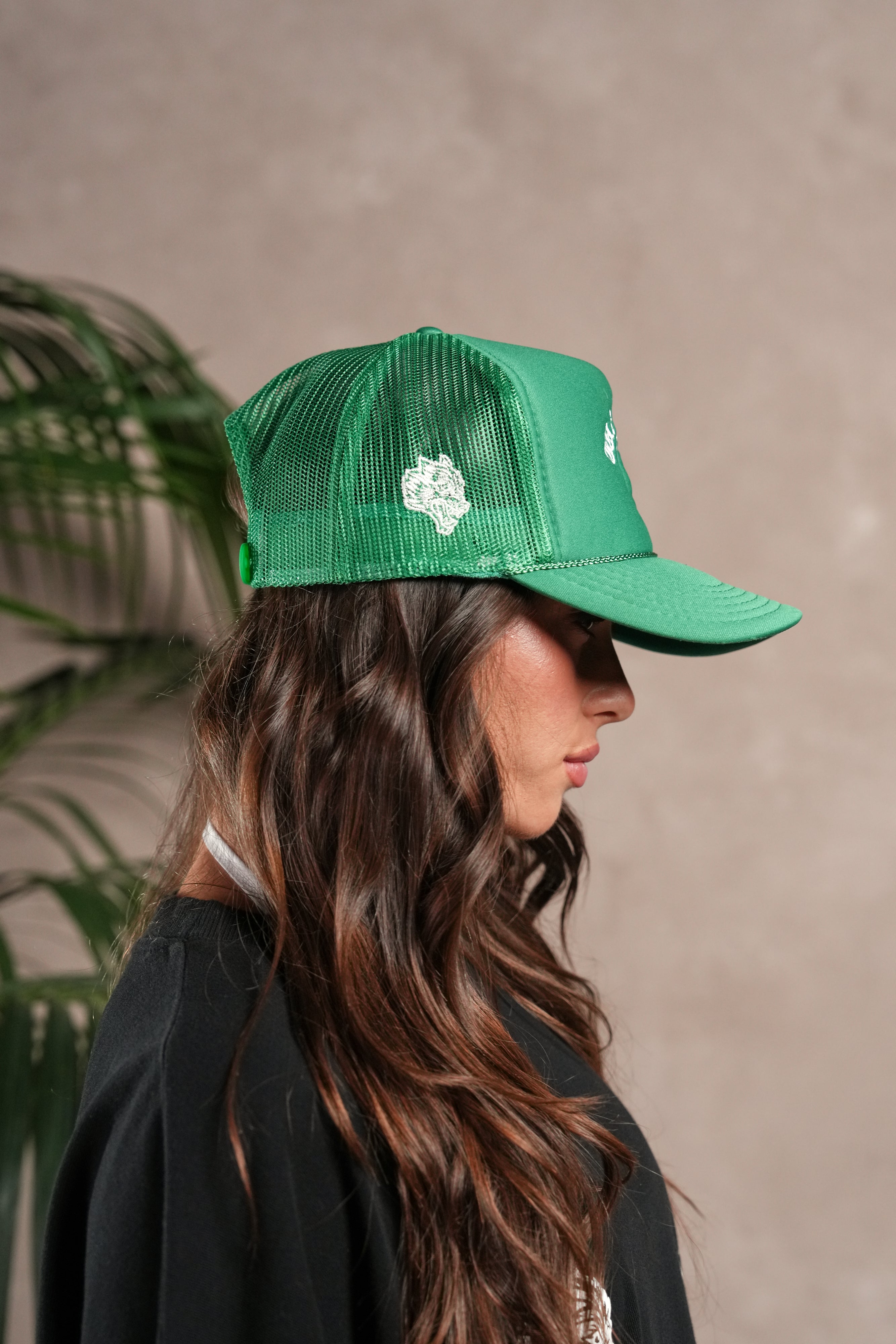 Darc Sport X Da Hui Trucker Hat in Green