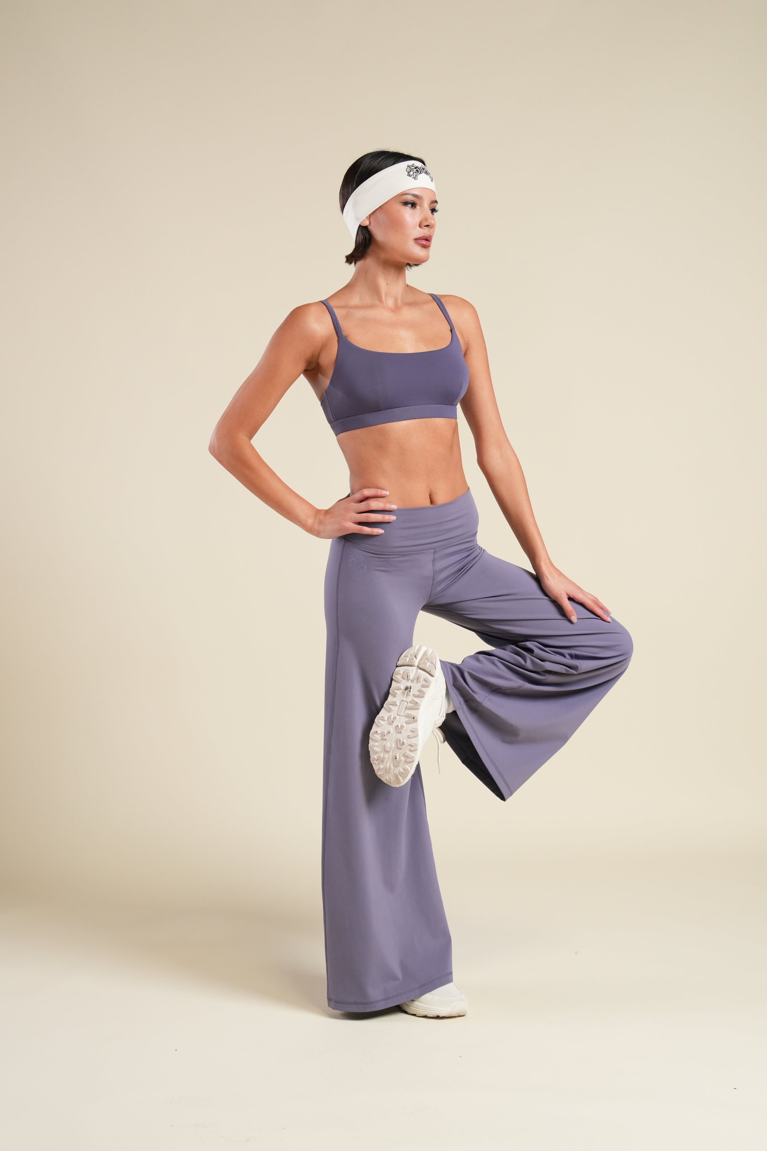 Dual Wolf Forever Wide Leg Energy Pant