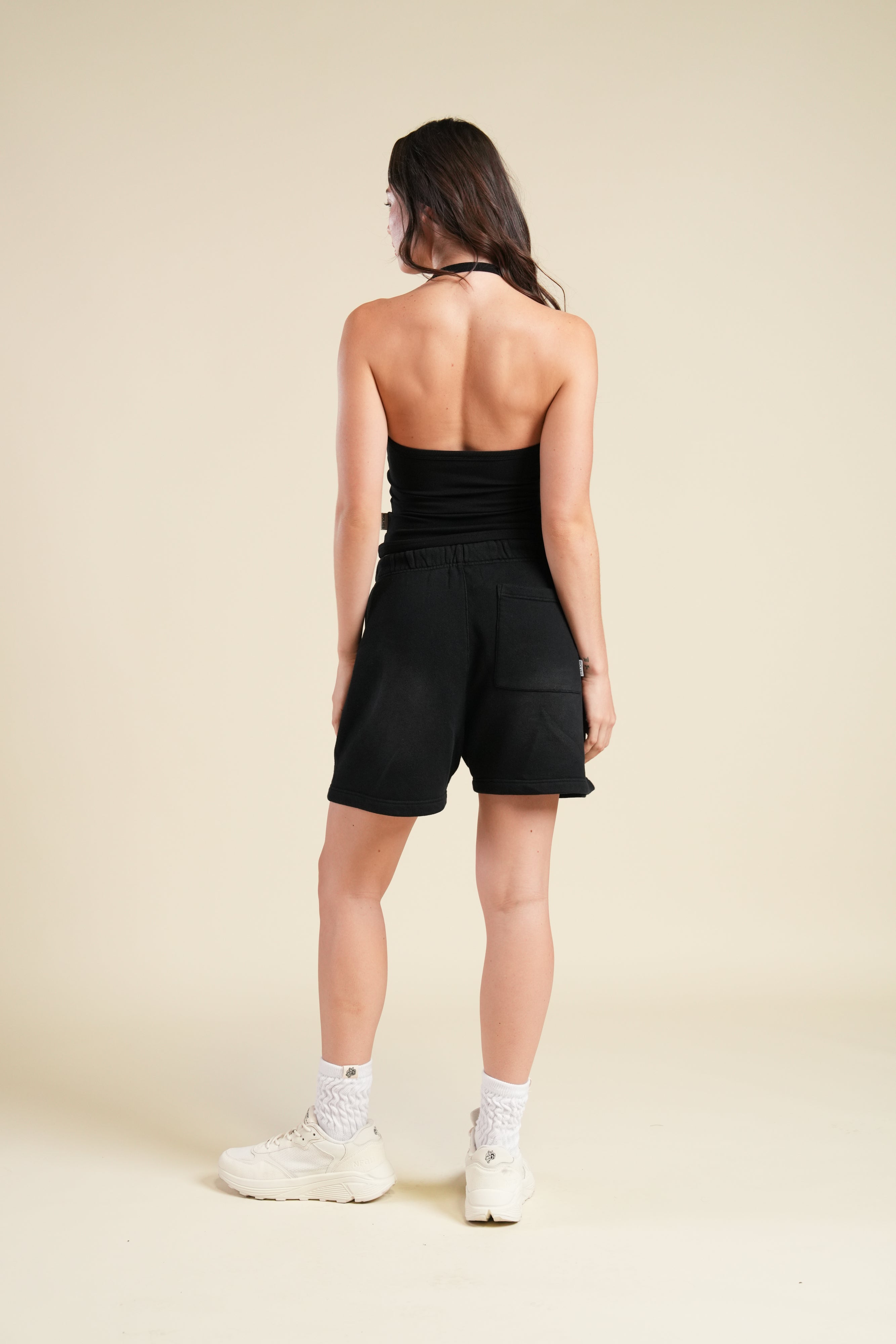 IYKYK Patched Oversized Sweat Short