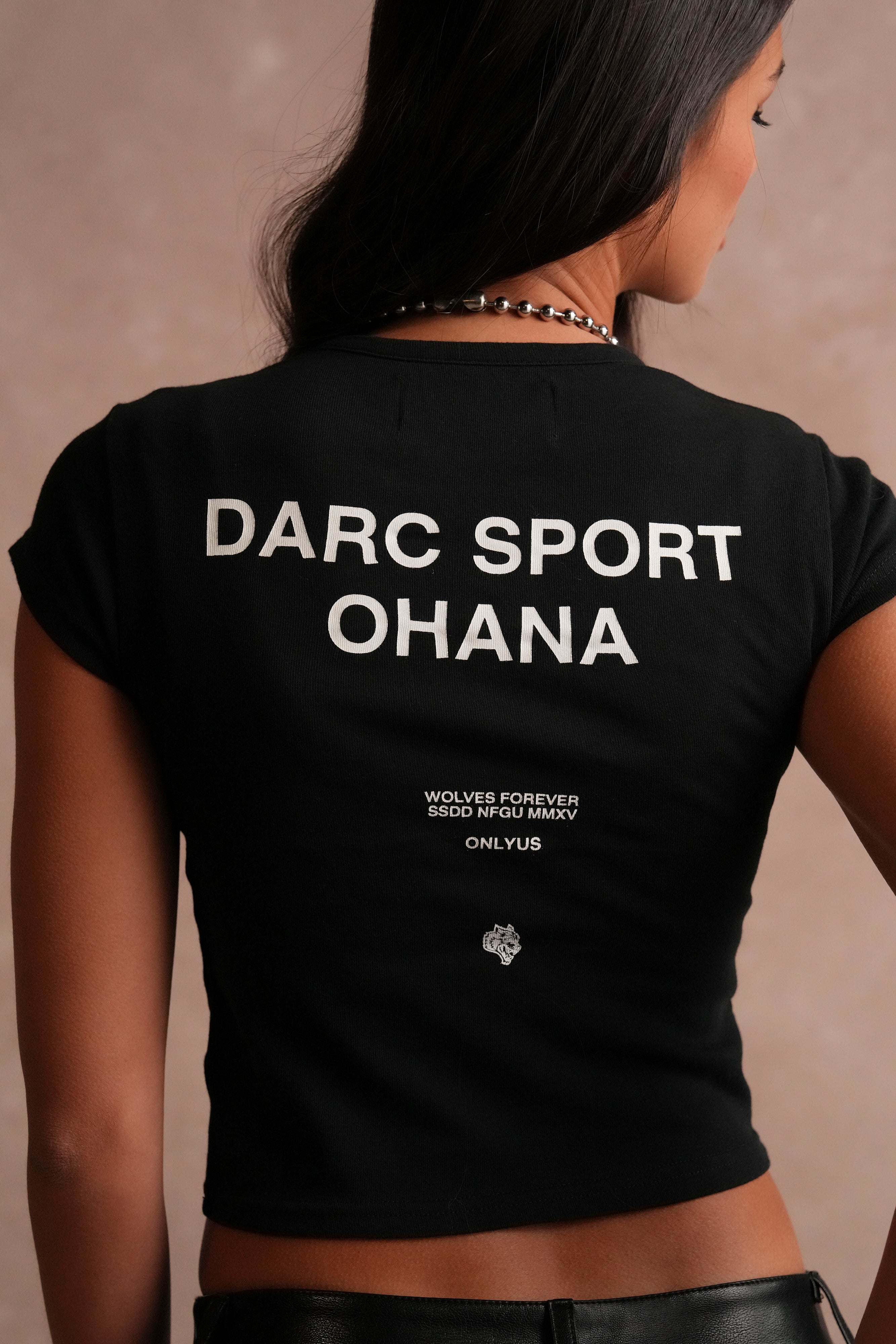 Darc Sport Ohana Baby Tee in Black
