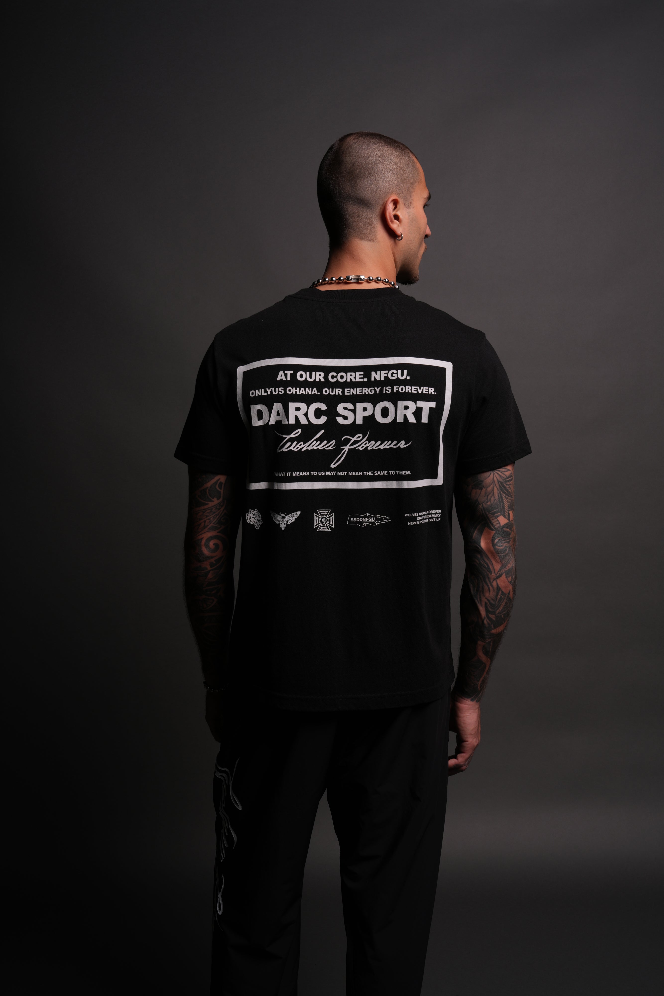 Darc Core J. Dean Tee in Black