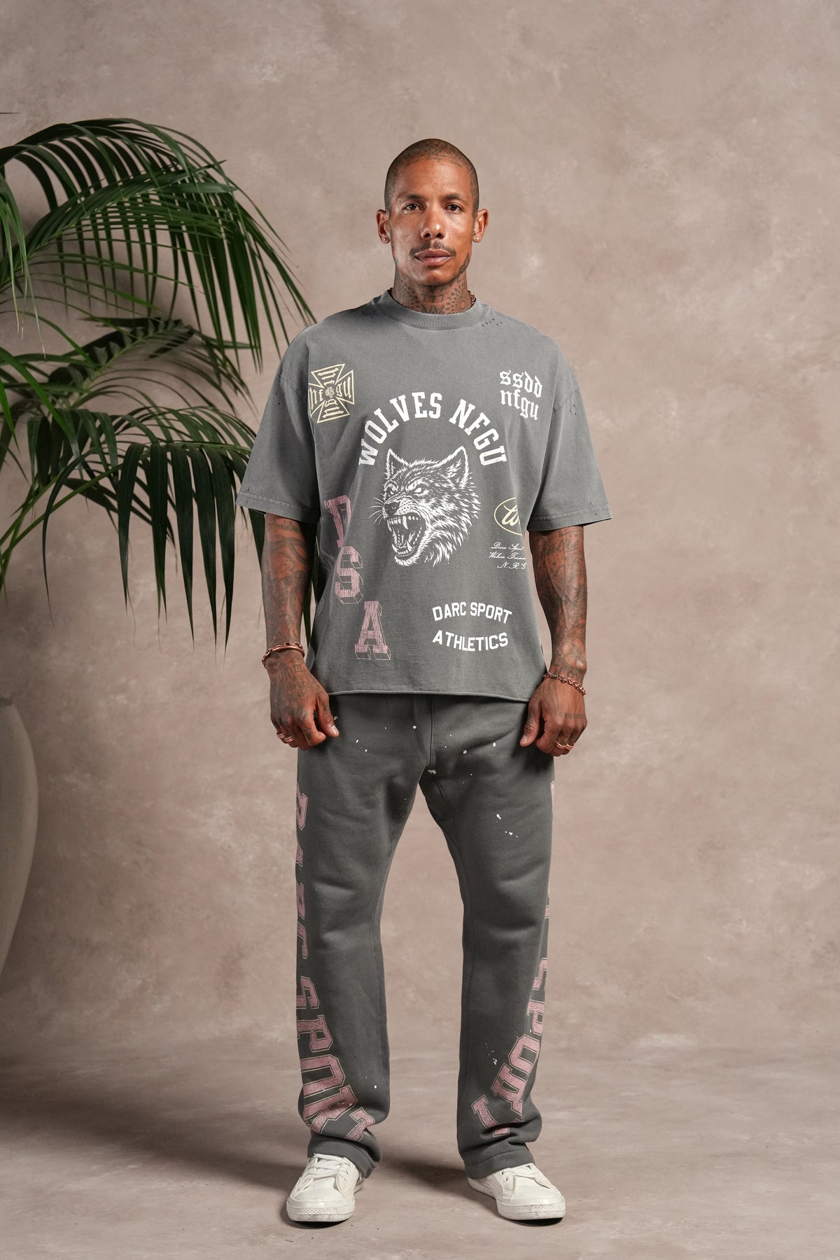 Darc Sport Athletic Club Bigelow Sweat Pants in Slate Gray