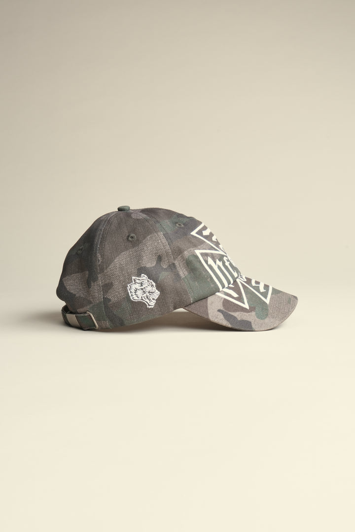 Iron Cross Dad Hat V2 in Ohana Woodland Camo