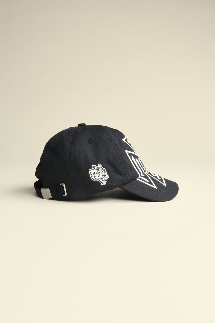 Iron Cross Dad Hat V2 in Black