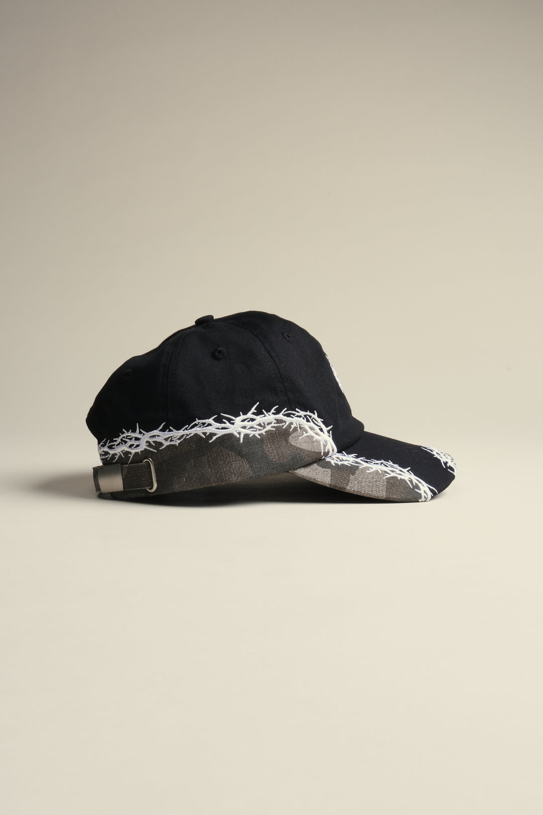 Ohana Thorns Dad Hat V2 in Black/Ohana Woodland Camo