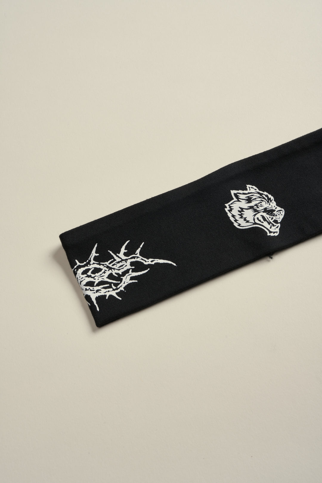 Thorns Wide Headband in Black