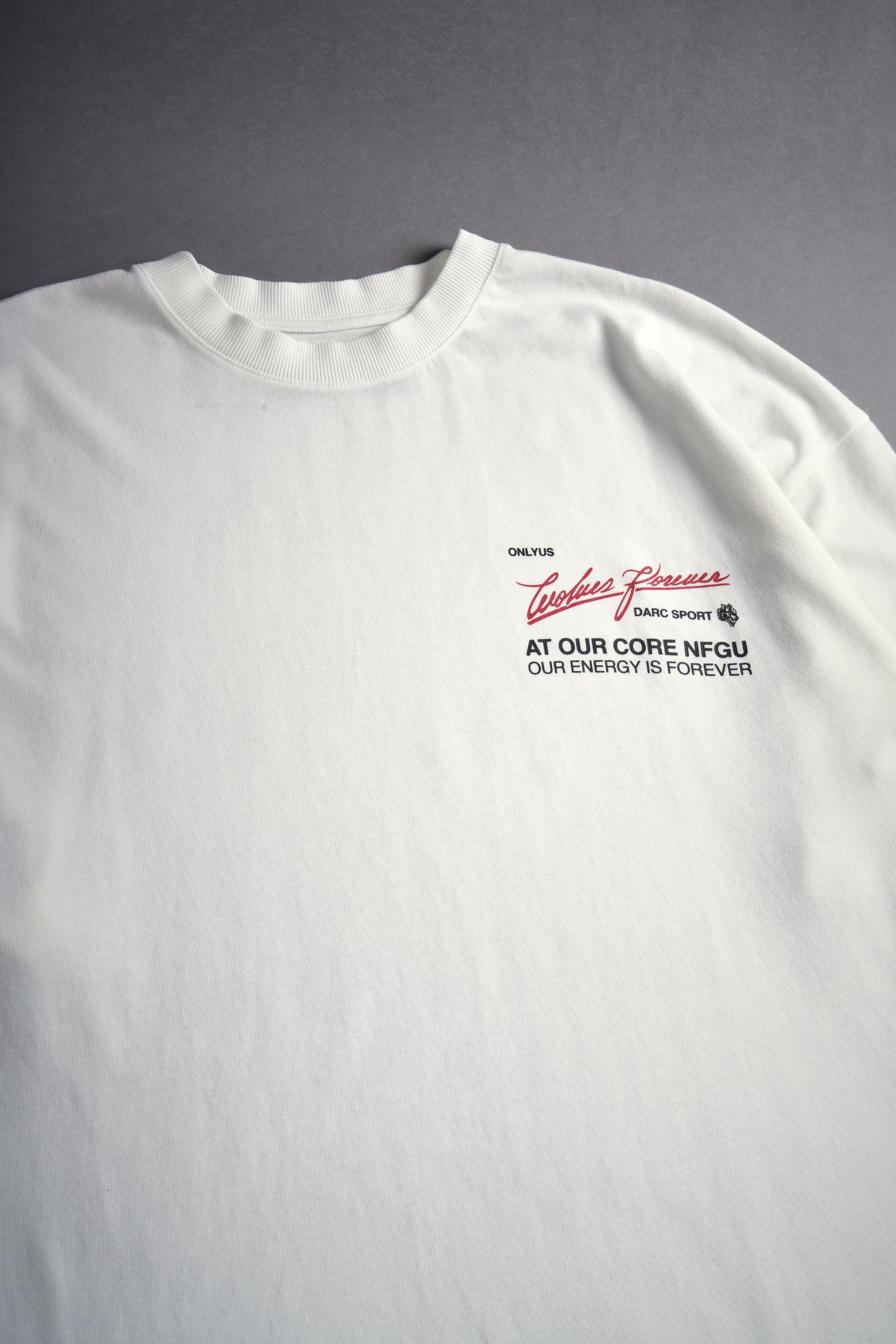 At Our Core "Premium" Oversized Tee in Cream