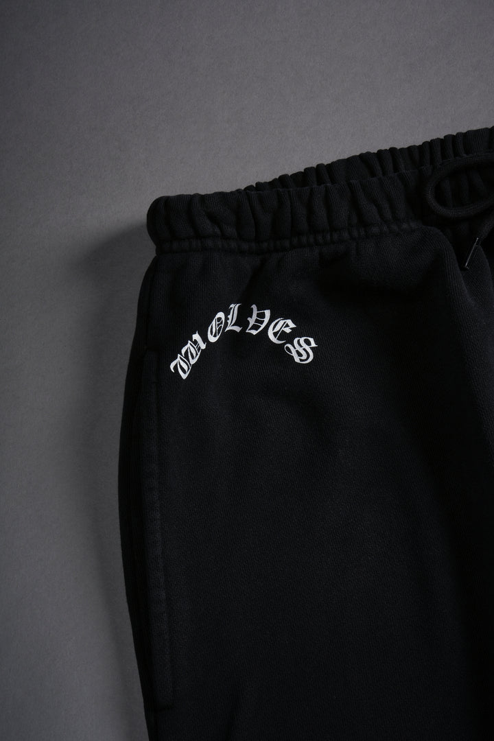 Core Lounger Sweat Pants in Black Drift Wash