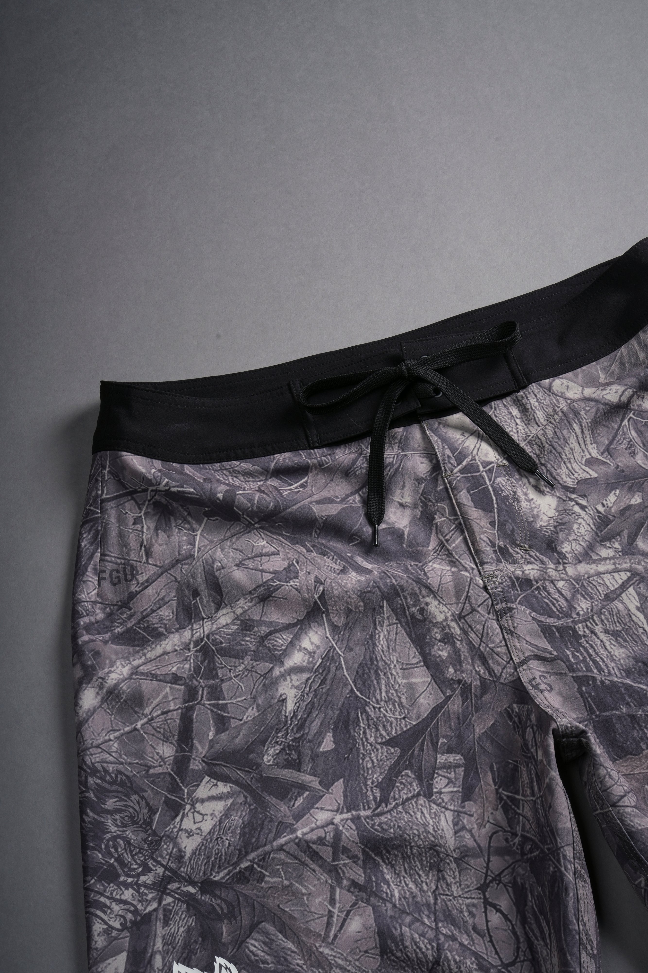 Core Brucey's Board Shorts in Dusk Moss Driftwood Forest Camo