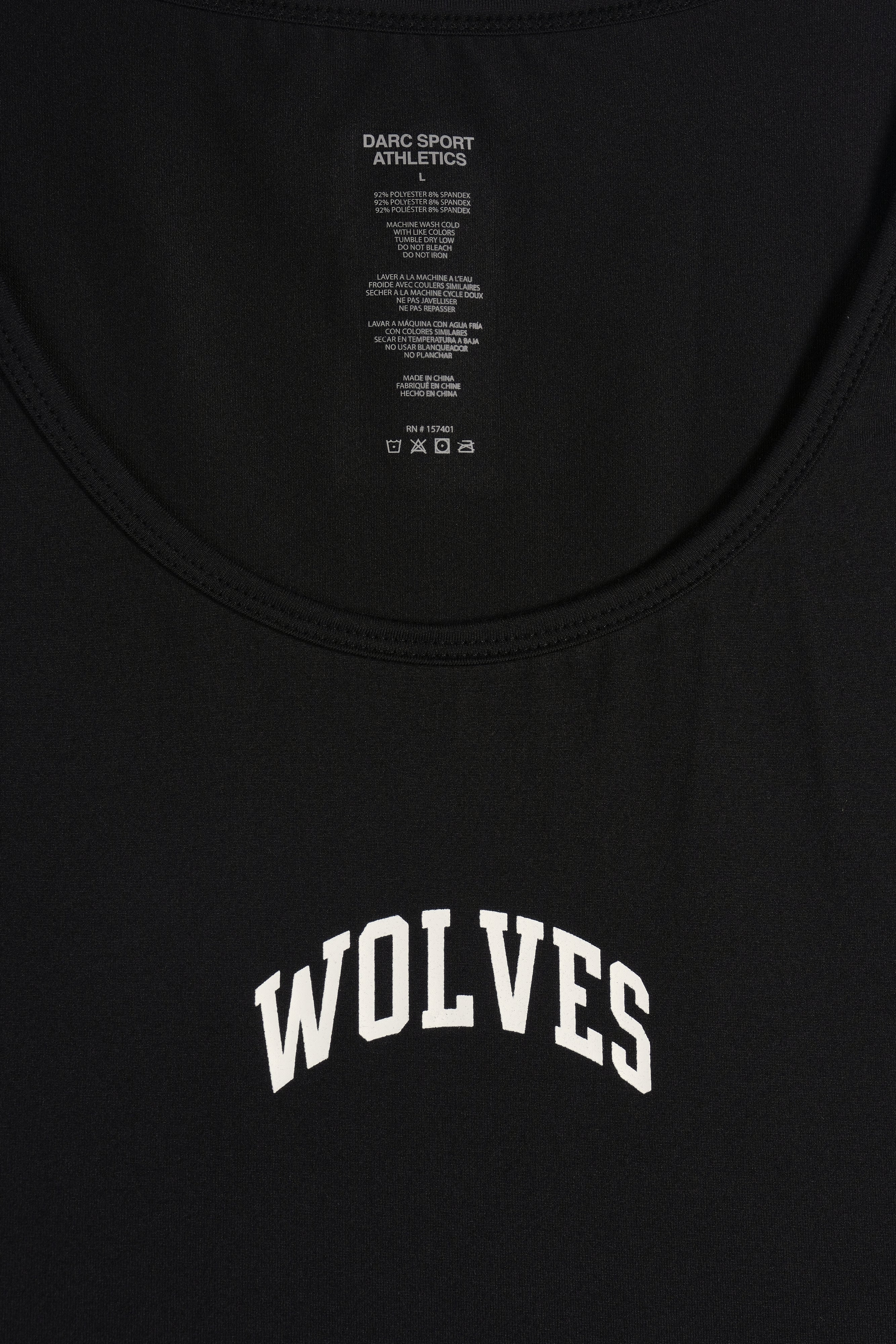 Loyalty Forever "Dry Wolf" Drop Tank in Black