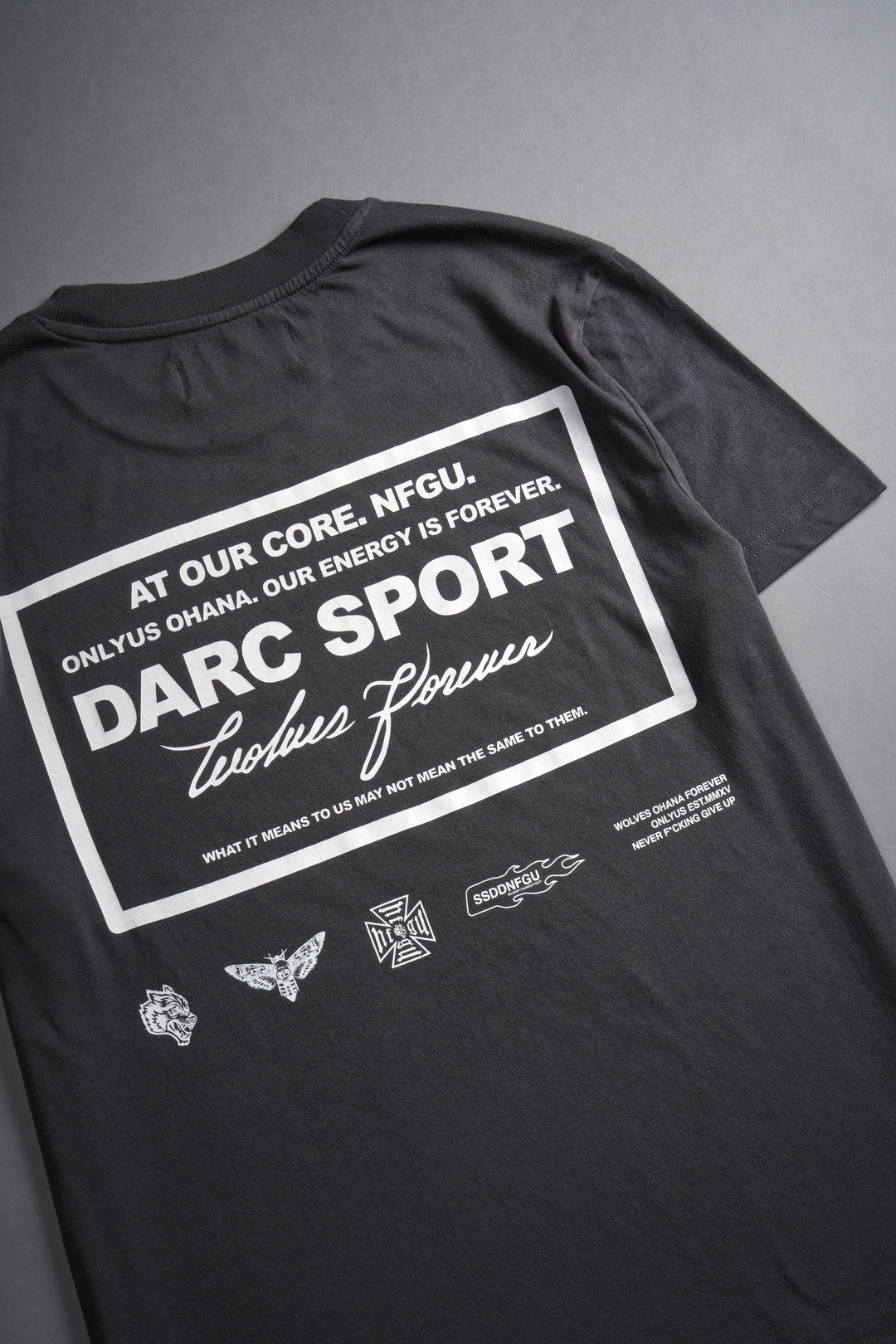 Darc Core J. Dean Tee in Wolf Gray