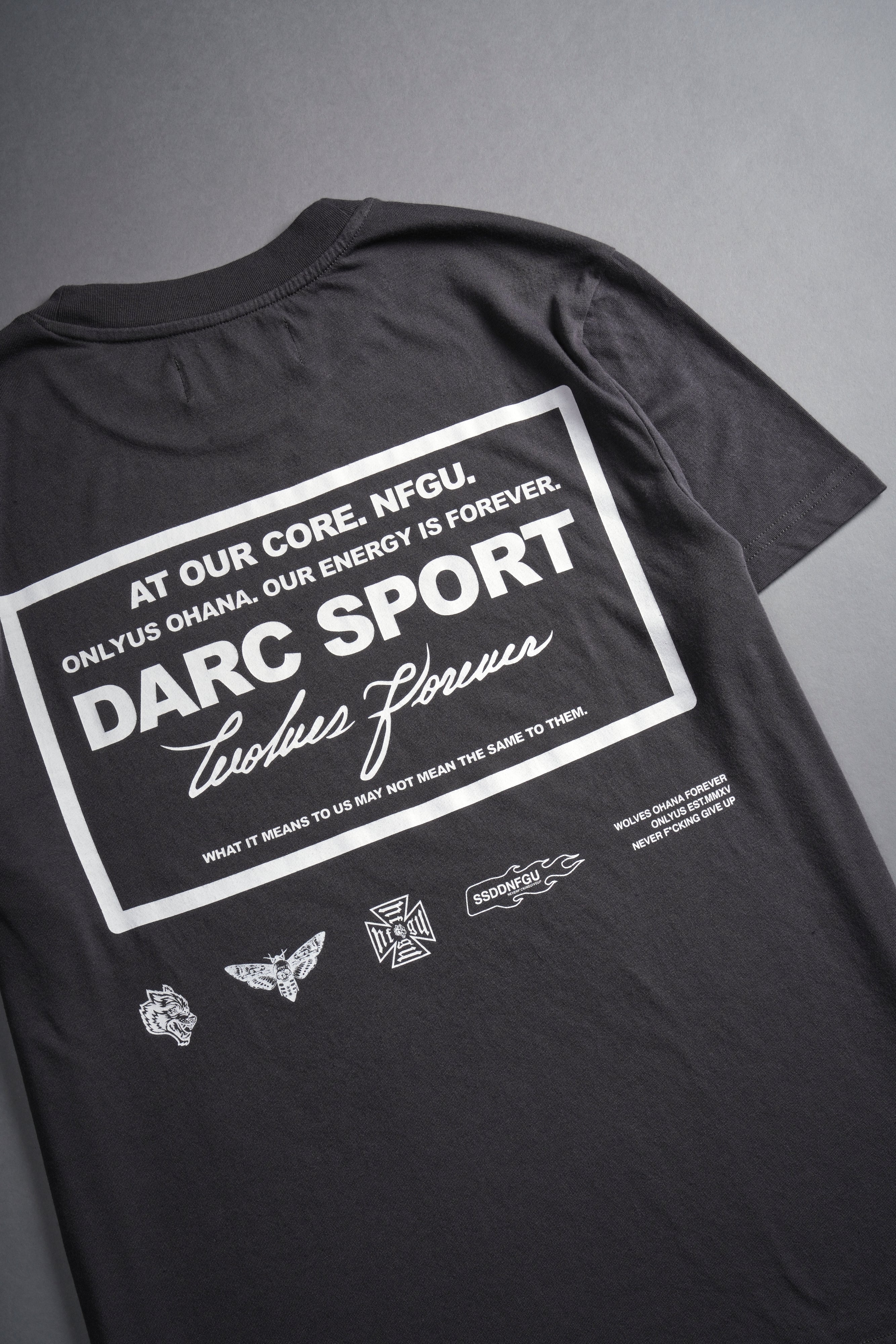 Darc Core J. Dean Tee in Wolf Gray