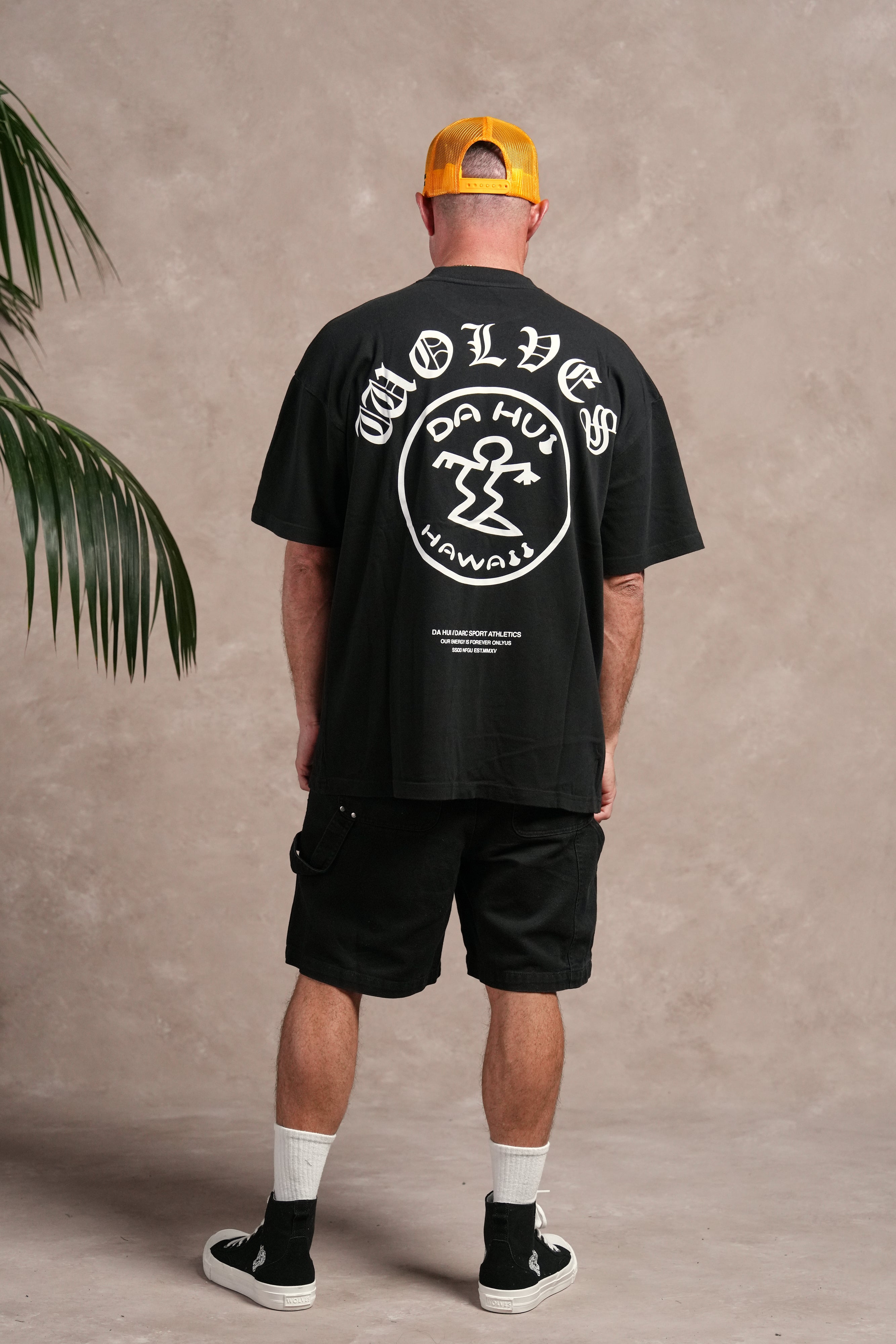 Darc Sport X Da Hui Premium Oversized Tee in Black