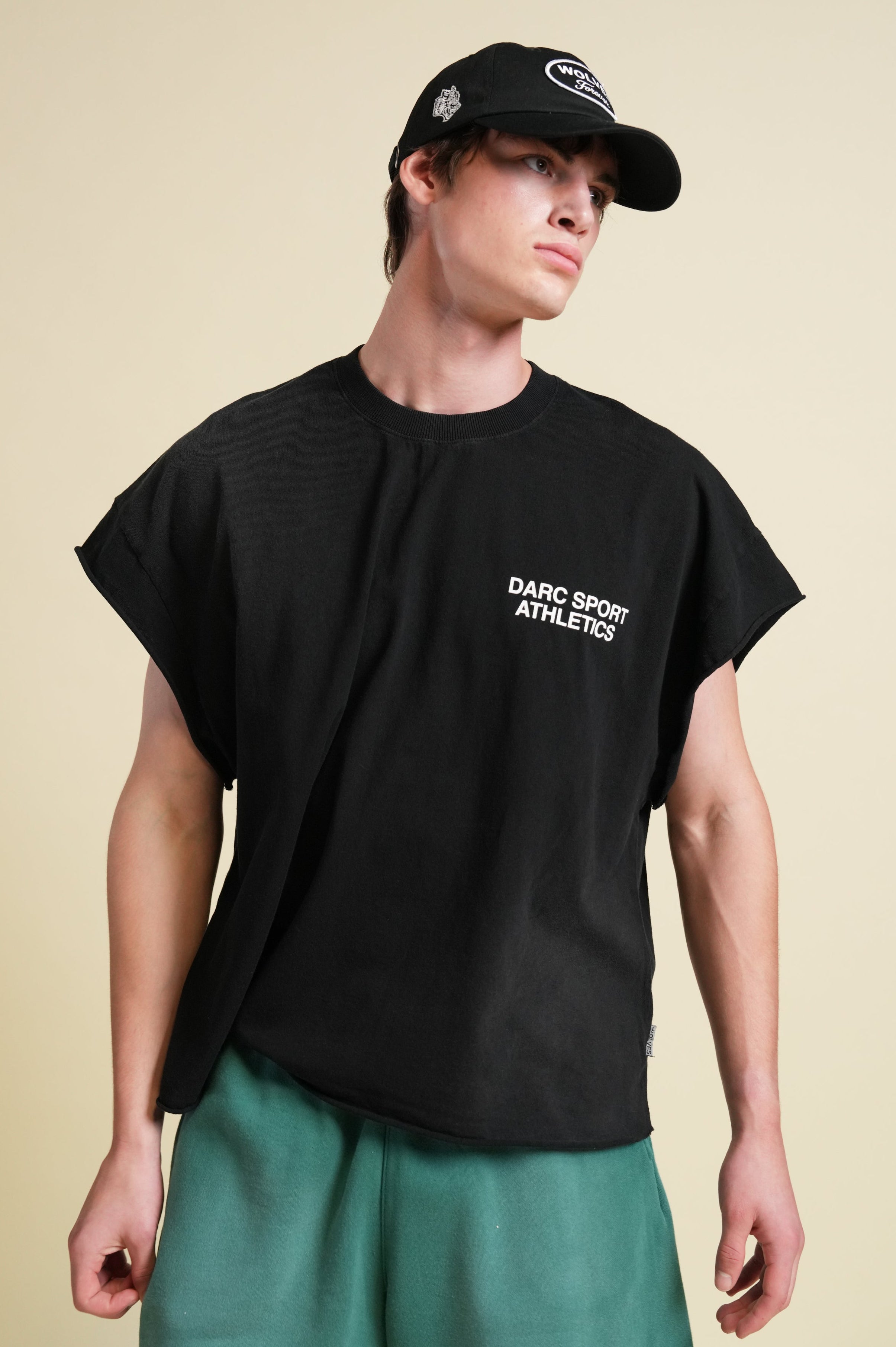 Forever Mark "Grunge" Cut Off Tee