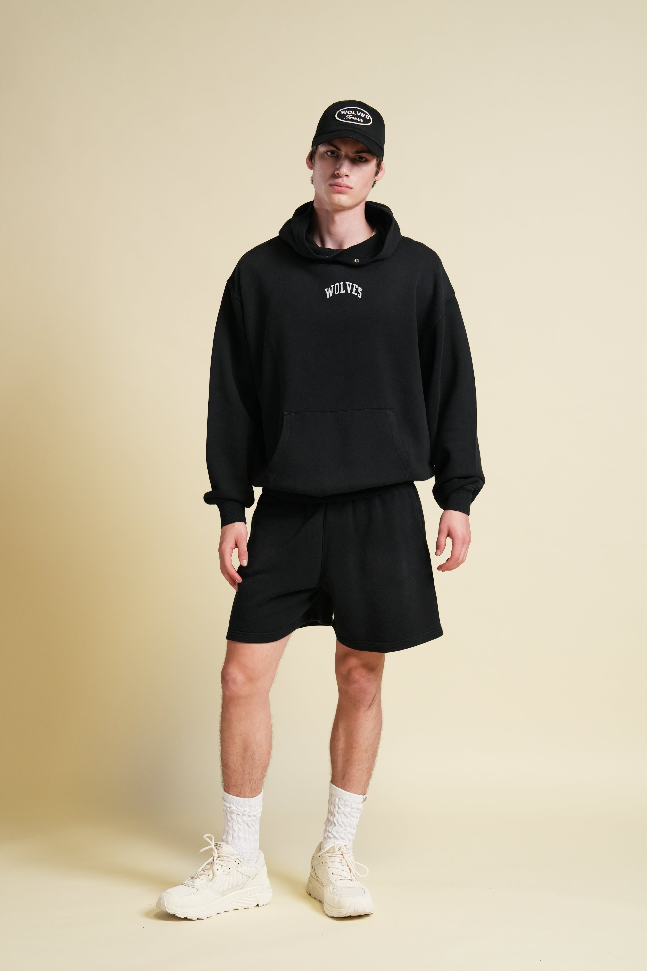 Just Wolves Oversized Post Lounge Sweat Shorts