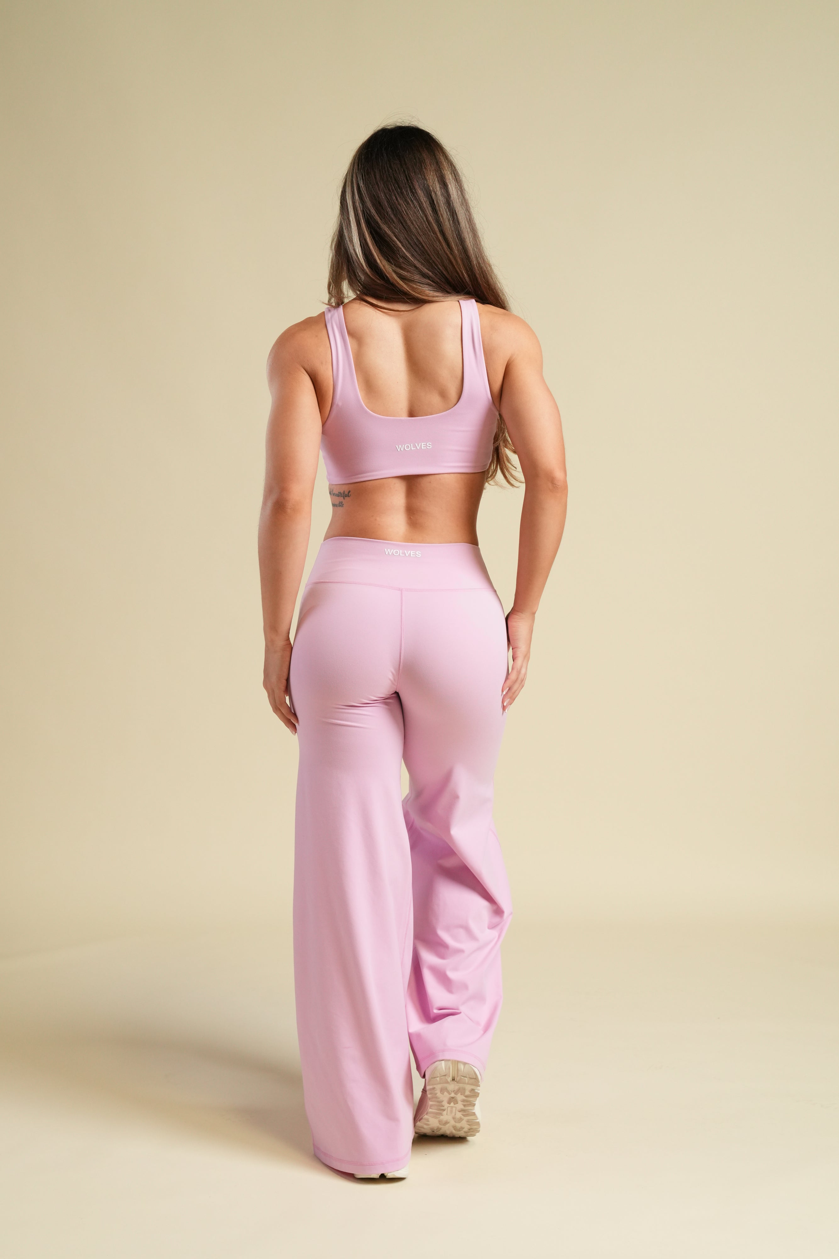 Dual Wolf Forever Wide Leg Energy Pant