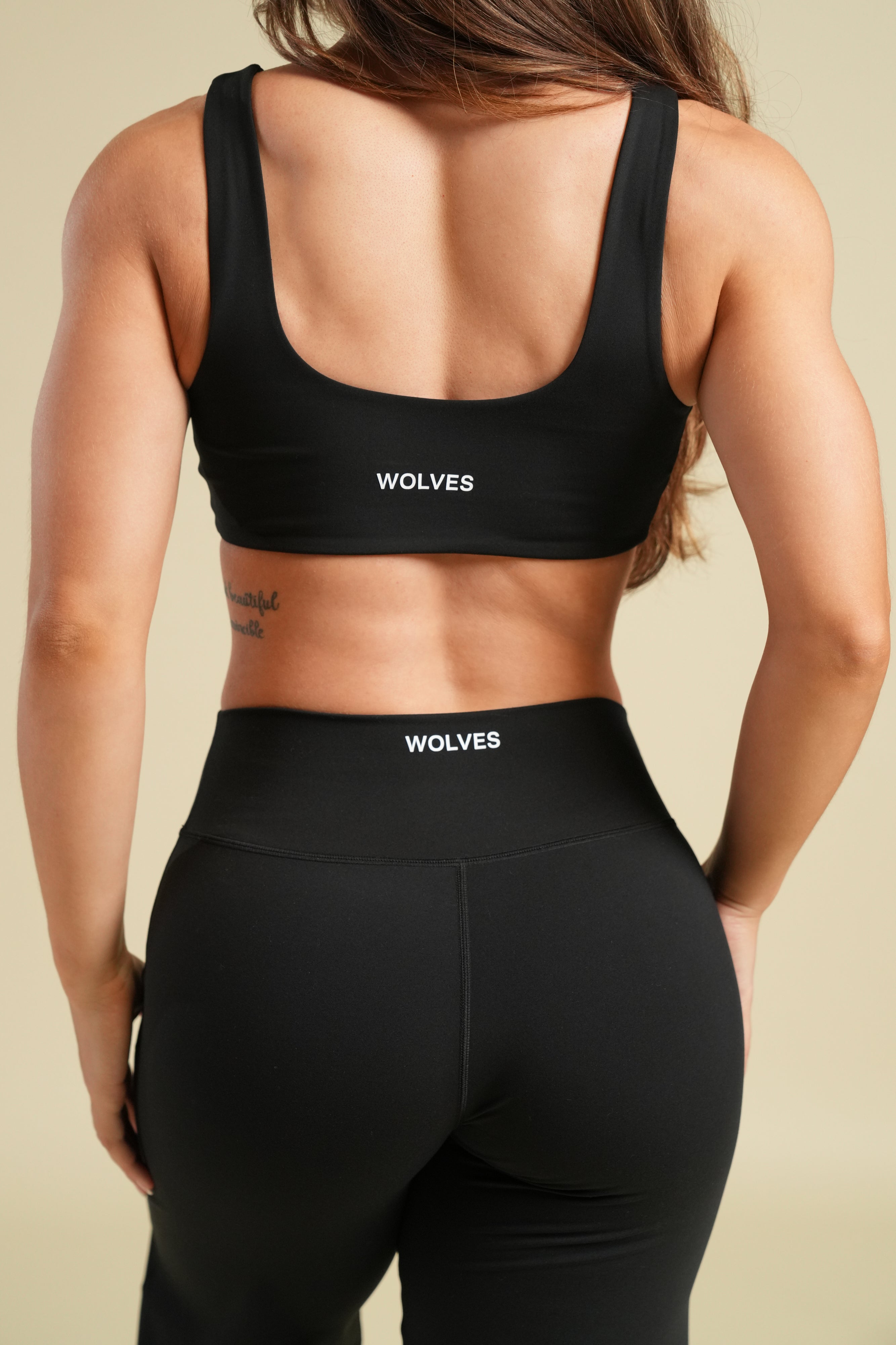 Dual Wolf Forever Wide Leg Energy Pant