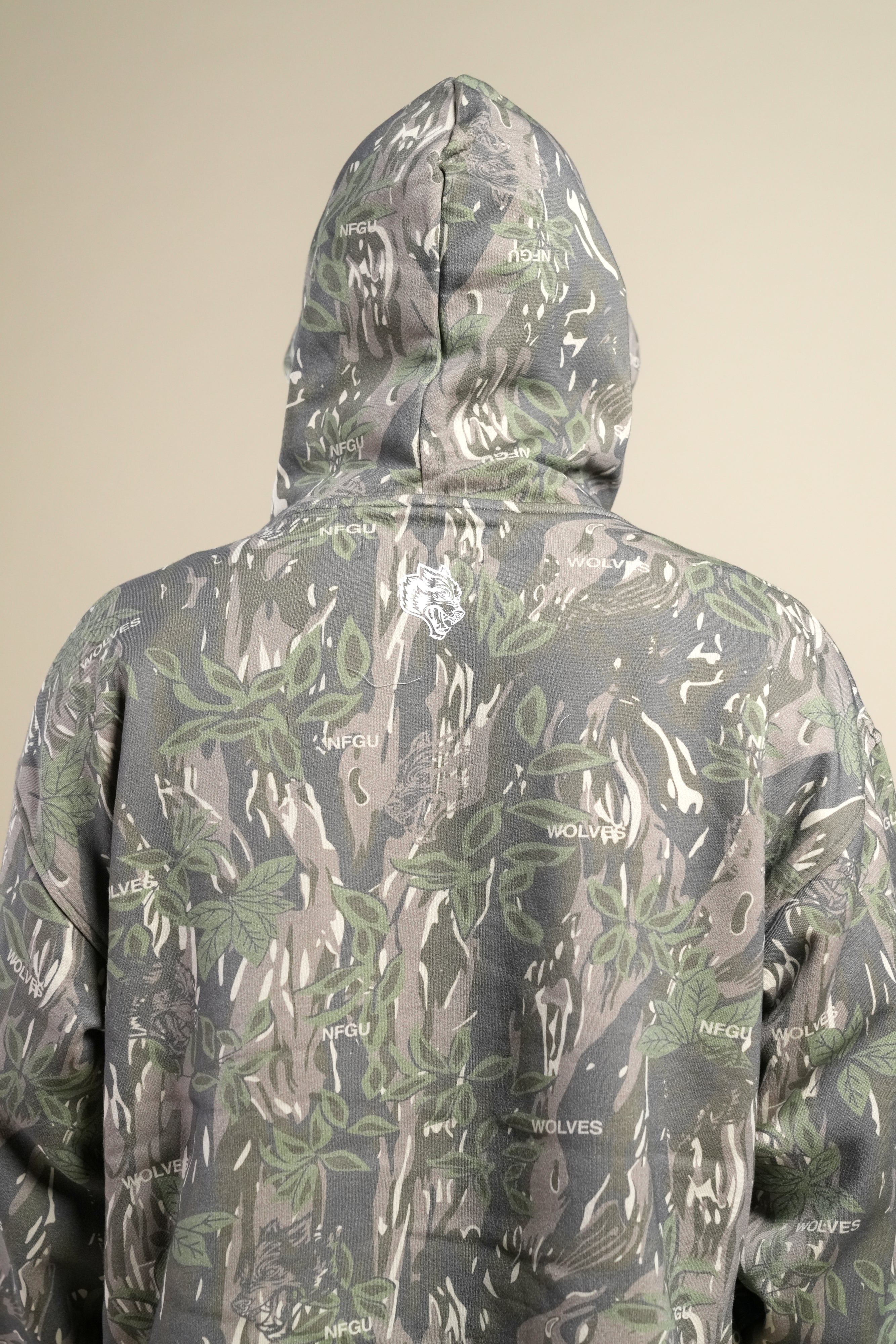 Only Loyalty Box Cut "Pierce" Hoodie in Norse Camo