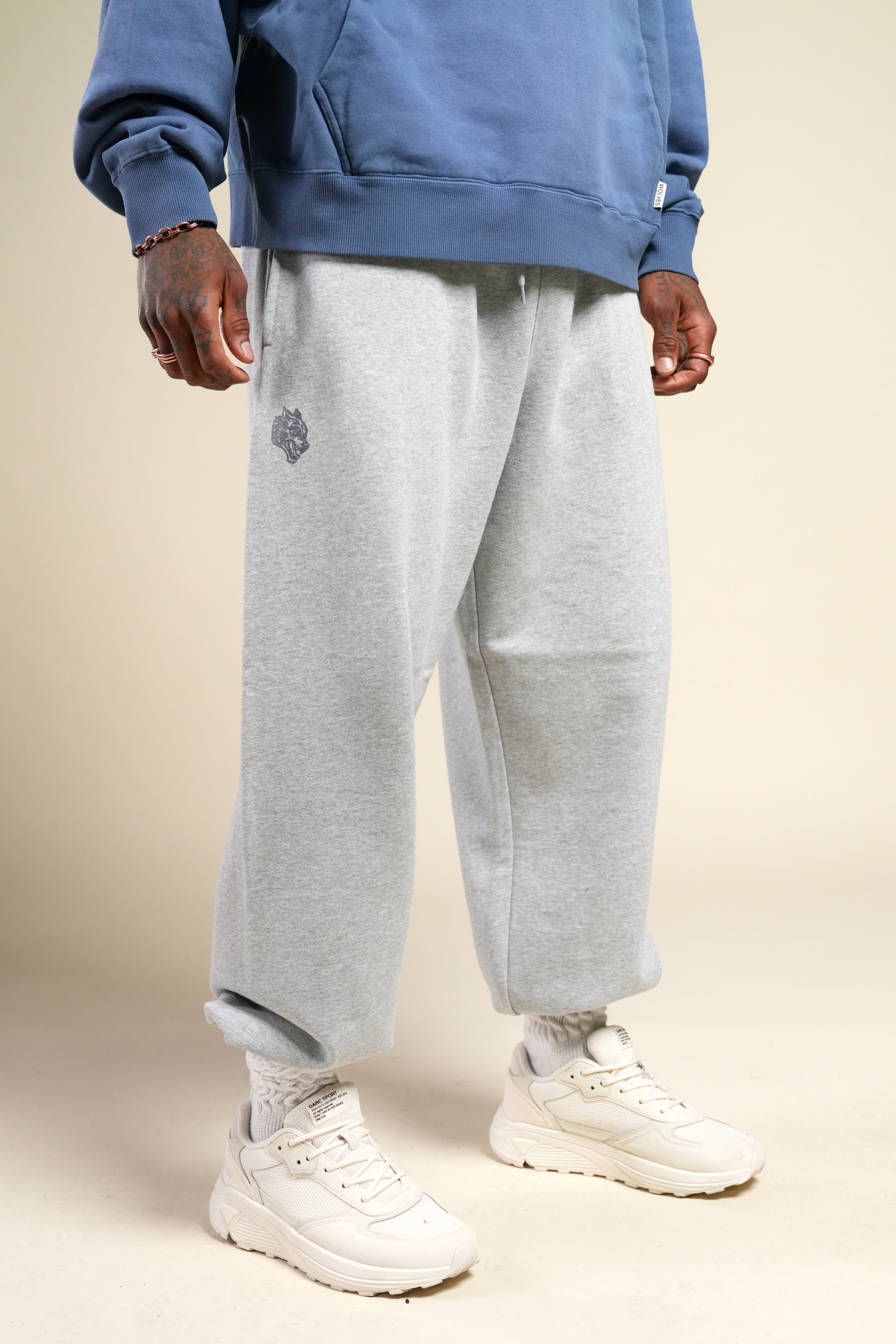 Dual Lounger Sweat Pants in Light Athletic Gray